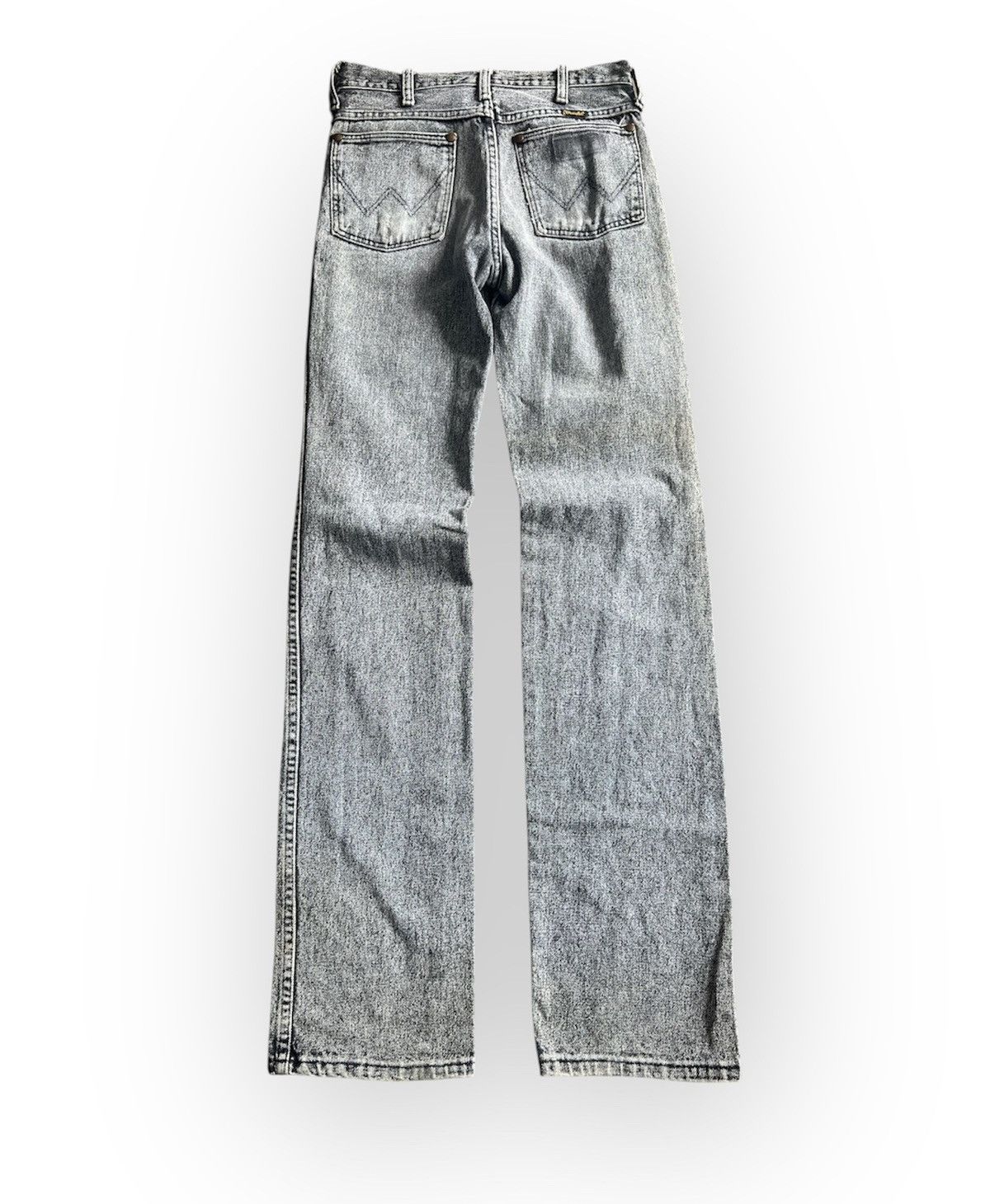 Wrangler VINTAGE WRANGLER GALACTIC WASH DISTRESSED DENIM JEANS Size US 28 / EU 44 - 2 Thumbnail