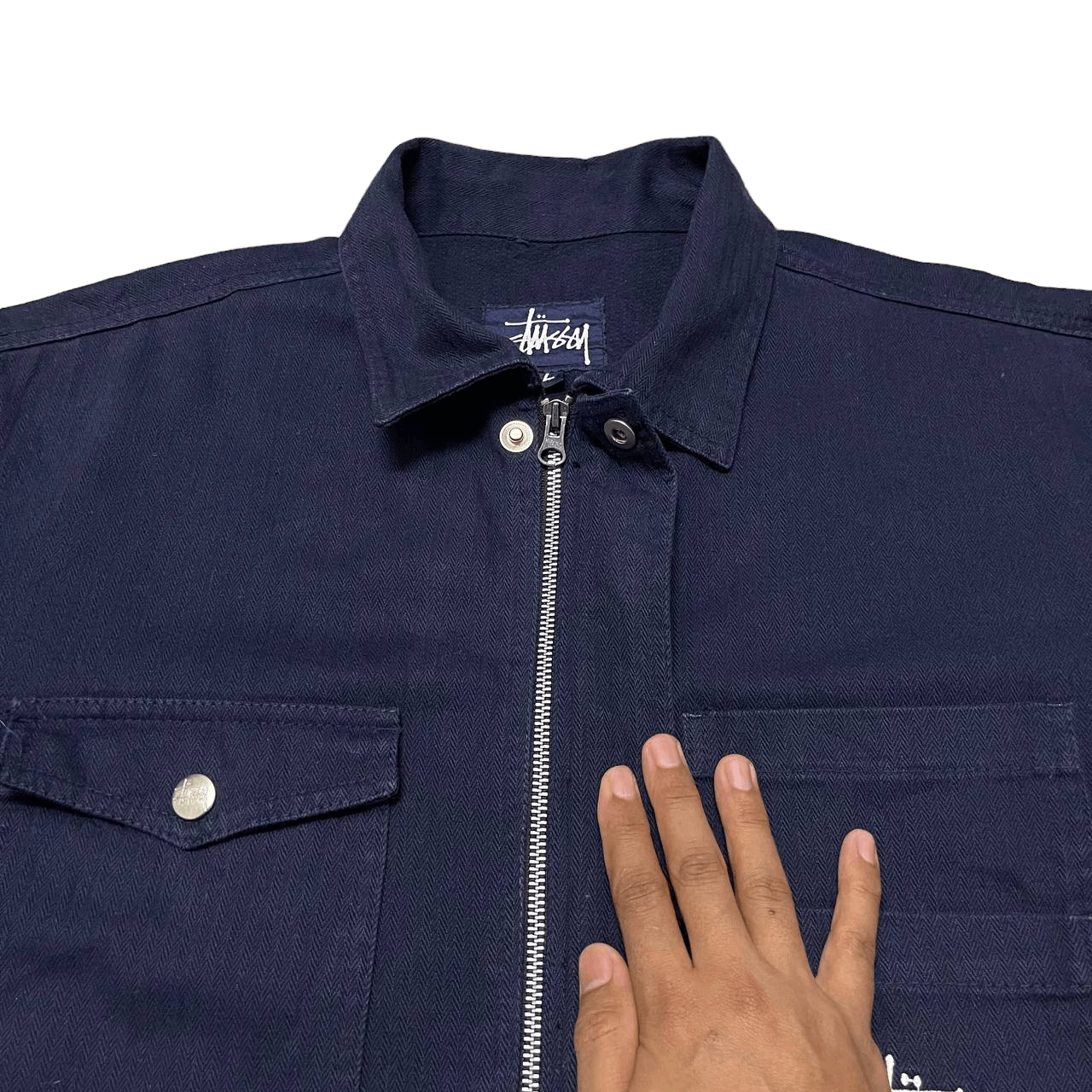 Stussy Vintage Stussy International S80 Zipper Chore Jacket Size US L / EU 52-54 / 3 - 5 Thumbnail