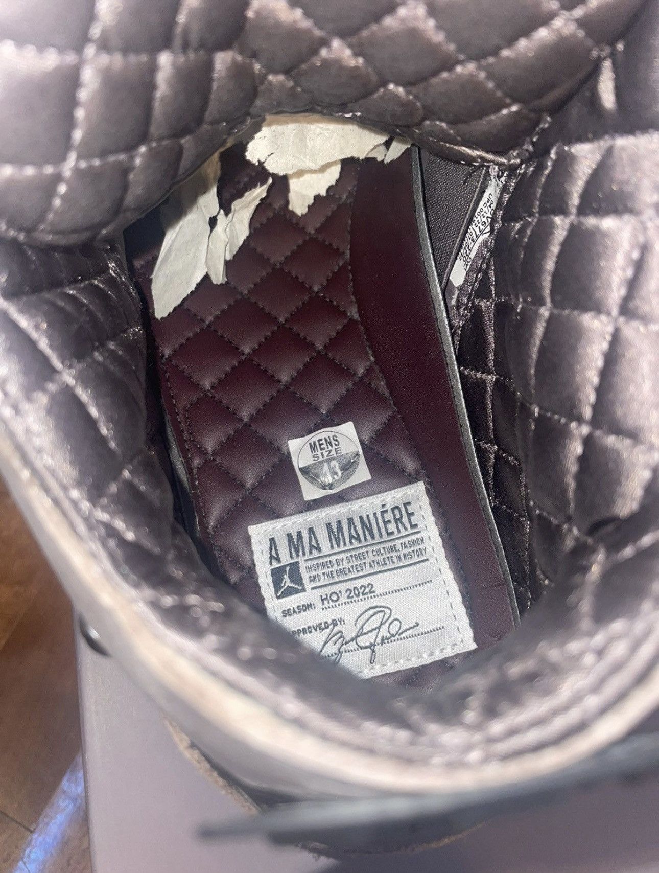A Ma Maniere × Jordan Brand Jordan 4 Retro SP A Ma Maniére Violet Ore Size US 13 / EU 46 - 3 Thumbnail