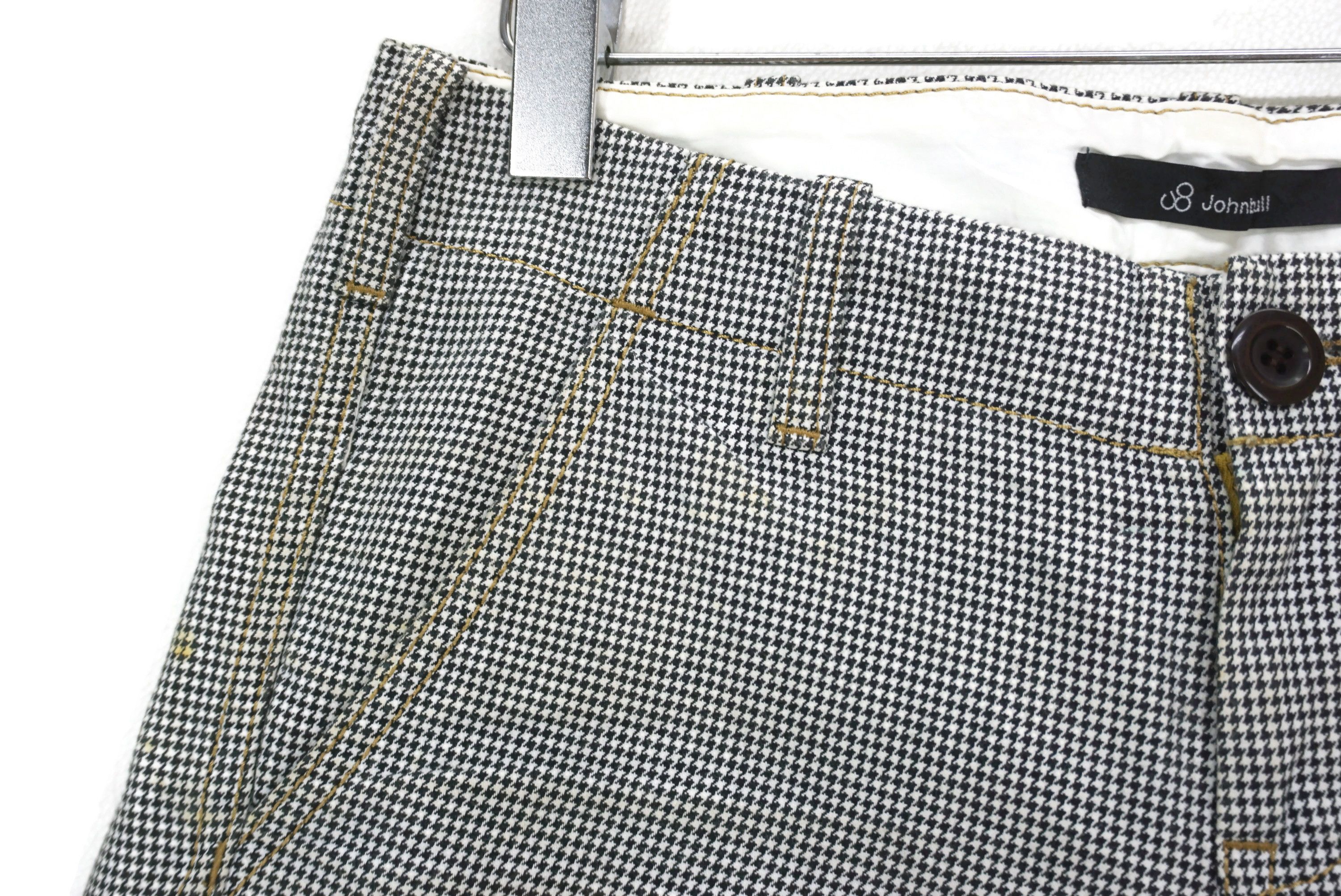 Japanese Brand John Bull Pants Size W30xL31.5 Low Rise Workwear Houndstooth Size US 30 / EU 46 - 4 Thumbnail