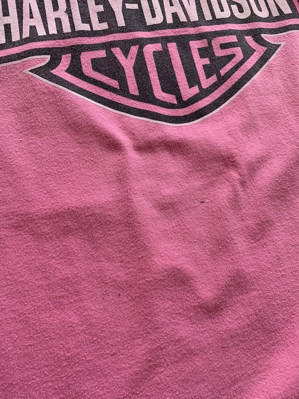 Harley Davidson Vintage Harley Davidson 2009 Cowboy Texas Pink Tee Shirt Size S / US 4 / IT 40 - 7 Thumbnail