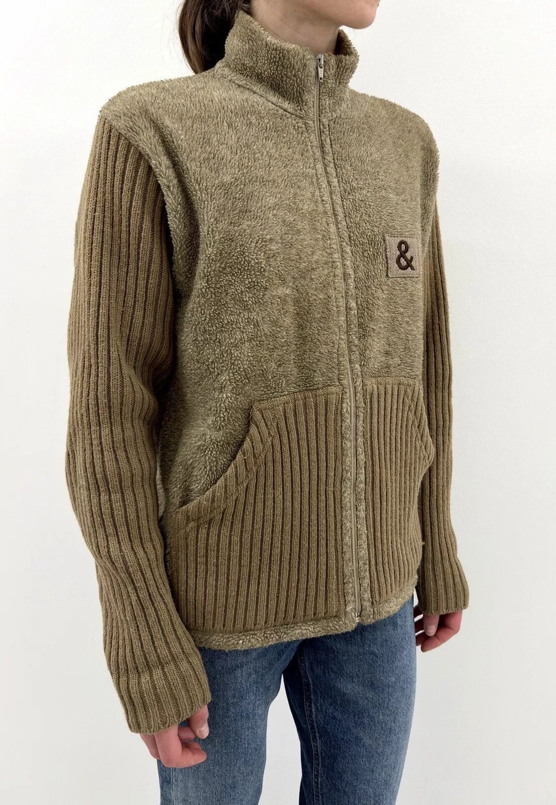 Dolce & Gabbana × Vintage VINTAGE 2000s DOLCE GABBANA DG WOMENS FLEECE SWEATER ZIP Size M / US 6-8 / IT 42-44 - 7 Thumbnail