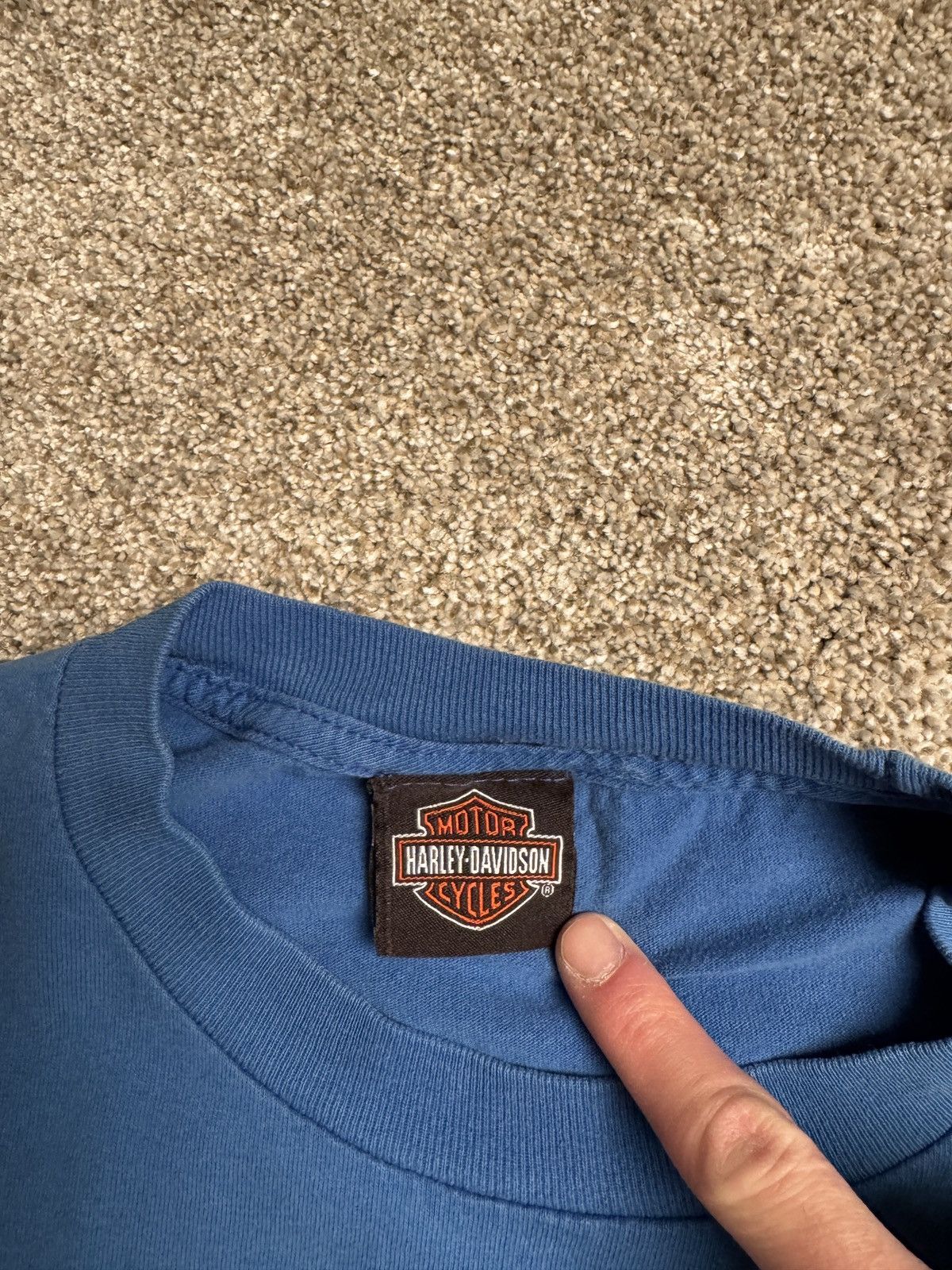 Harley Davidson BLUE HARLEY DAVIDSON “KEY WEST” GRAPHIC TEE Size US XL / EU 56 / 4 - 3 Thumbnail