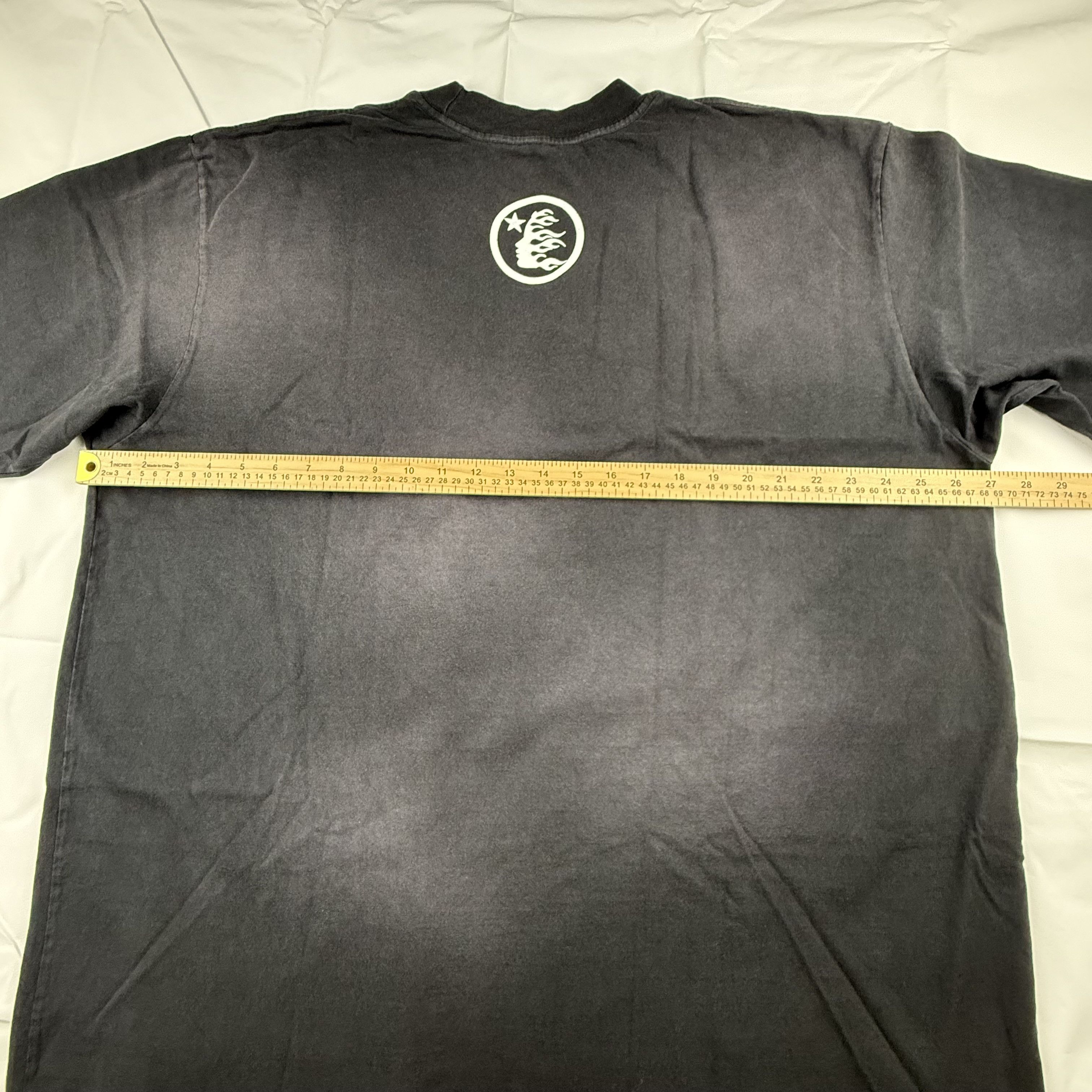 HELLSTAR Hellstar Box Logo T-Shirt in a "Washed Black" Size US XXL / EU 58 / 5 - 8 Thumbnail