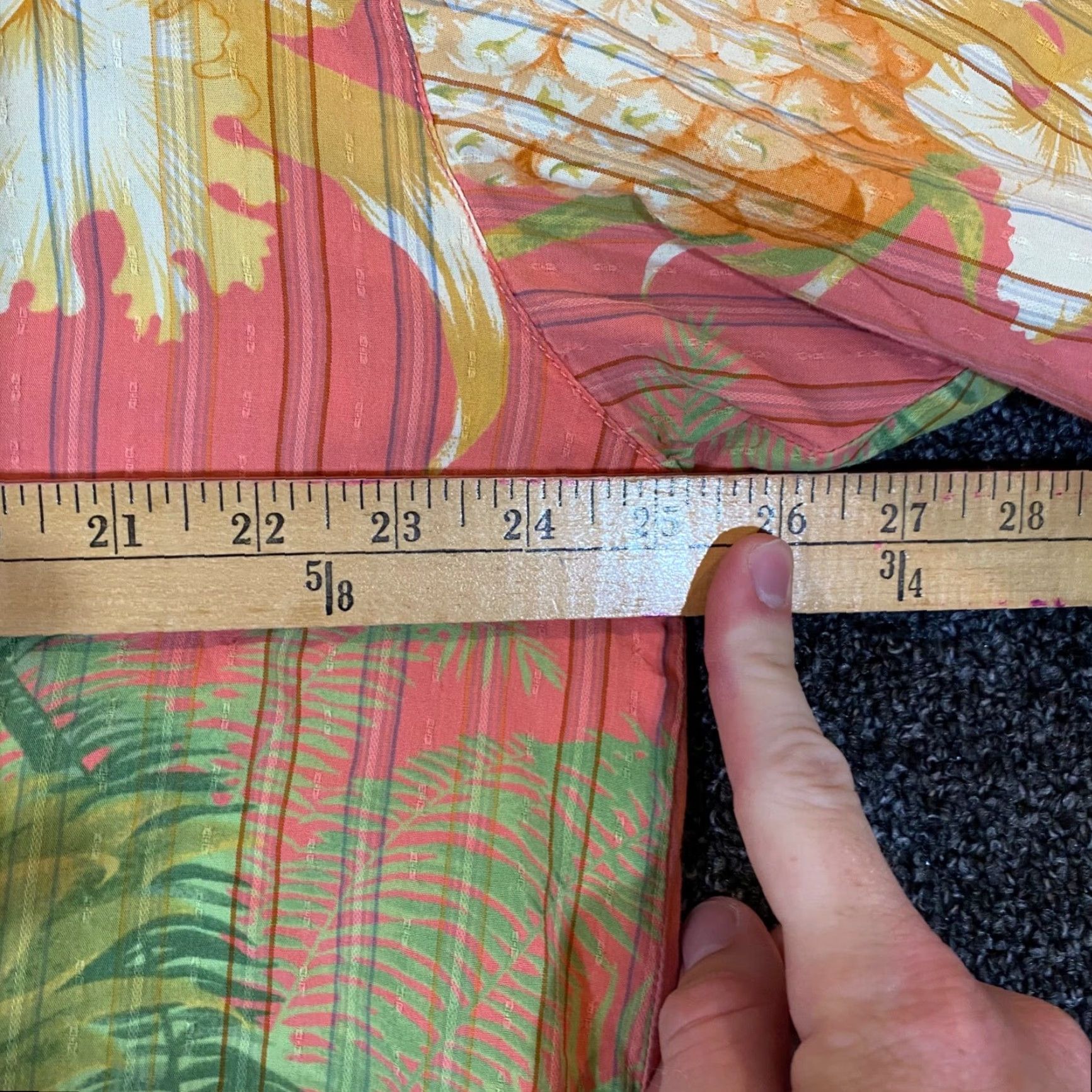 Tommy Bahama Tommy Bahama Shirt Mens XL Pink Floral Pineapple Button Up Cotton Outdoors S/S Size US XL / EU 56 / 4 - 5 Thumbnail
