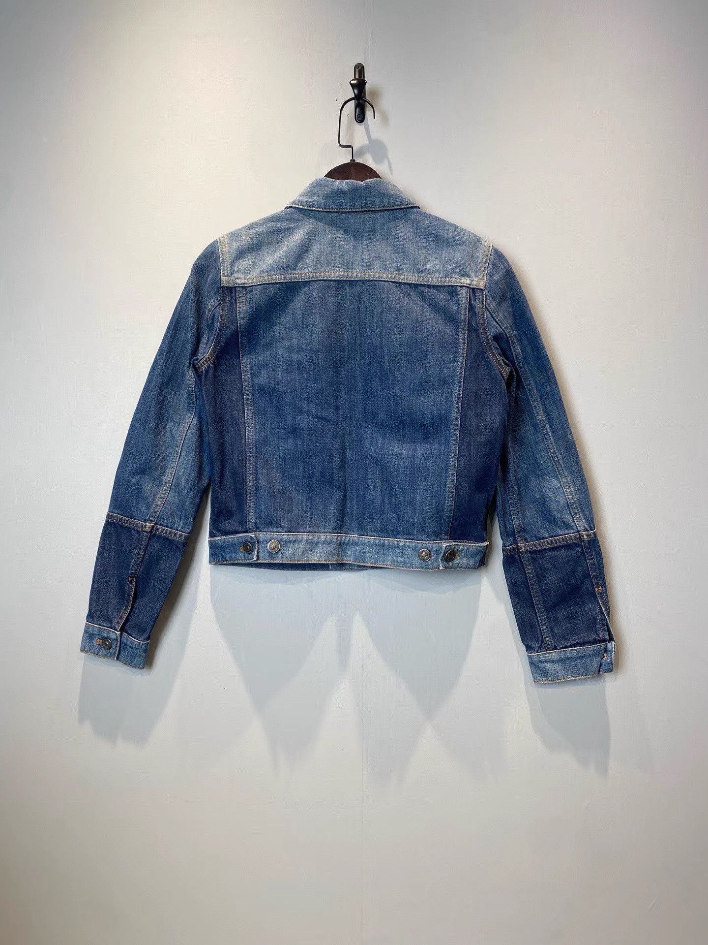 Dior Dior Denim Jacket with Bee & Letter Logo Embroidery K36 Size XS / US 0-2 / IT 36-38 - 2 Thumbnail