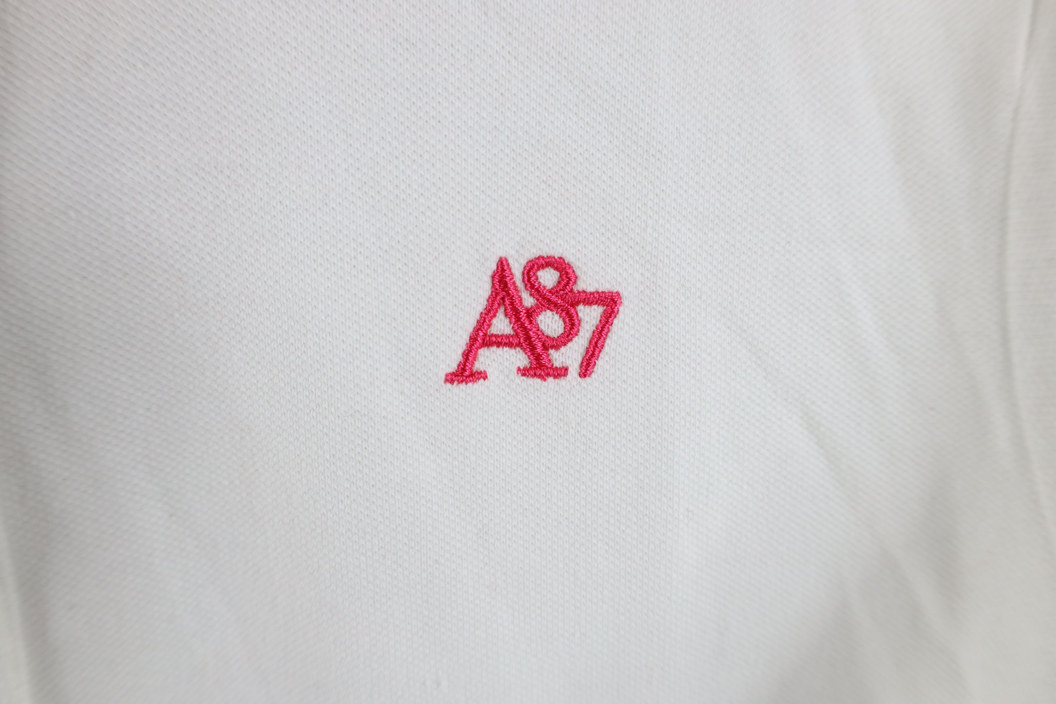 Aeropostale Vintage Y2K Aeropostale Bella Collared Polo Shirt White Size L / US 10 / IT 46 - 4 Thumbnail