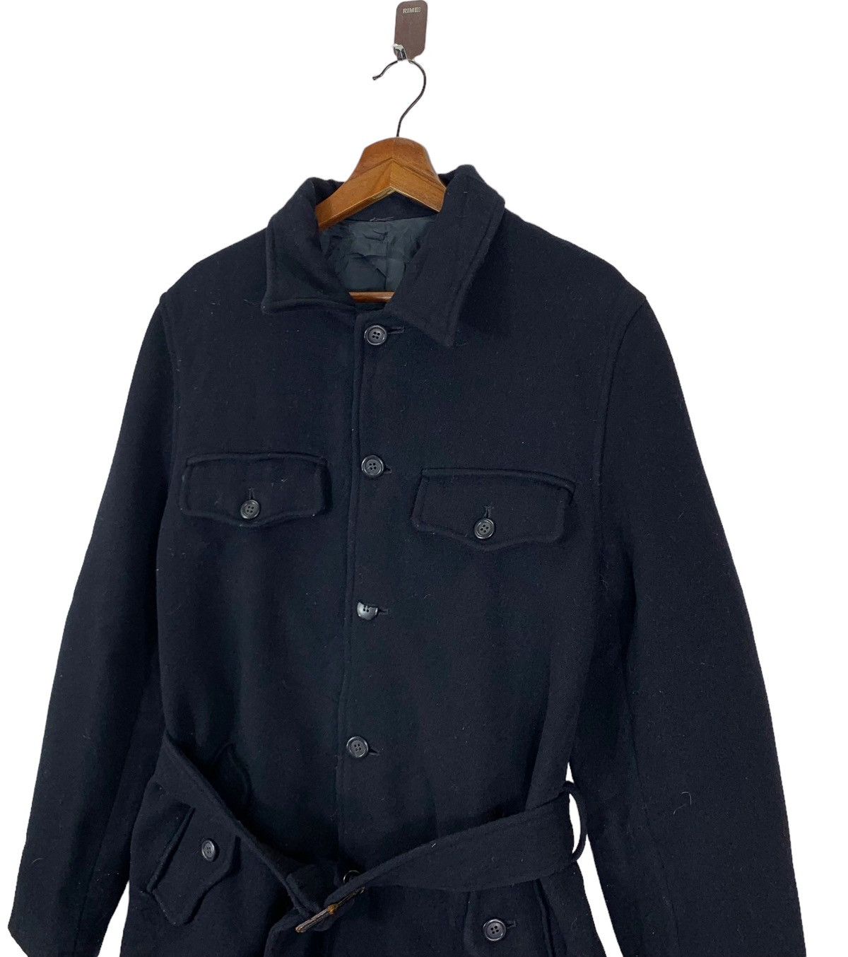 Tornado Mart Designer Tornado Mart Wool Belt Button Jacket Size US L / EU 52-54 / 3 - 3 Thumbnail