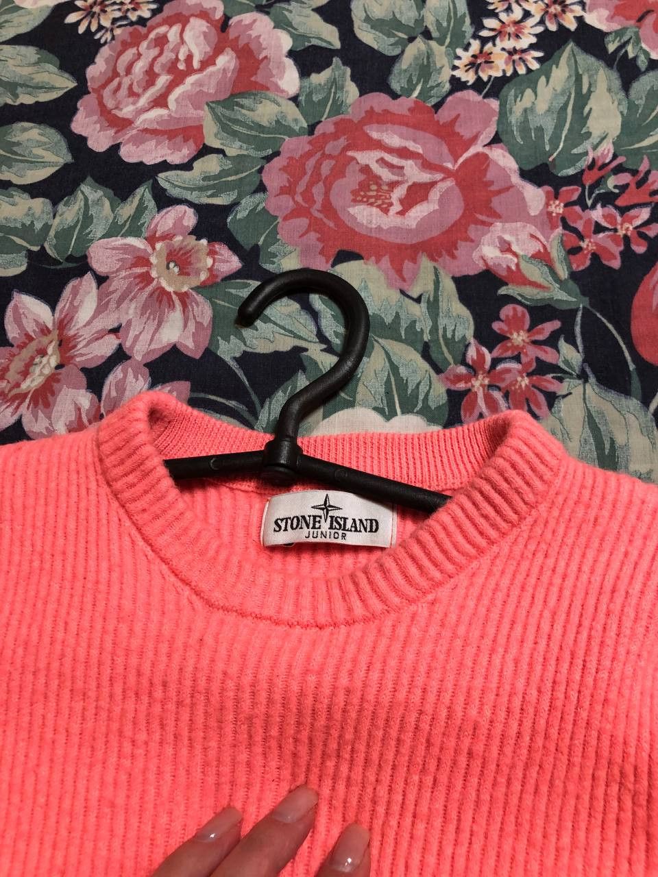 Stone Island Stone Island Pink Hand-Sprayed Knit Jumper Size XS / US 0-2 / IT 36-38 - 14 Thumbnail