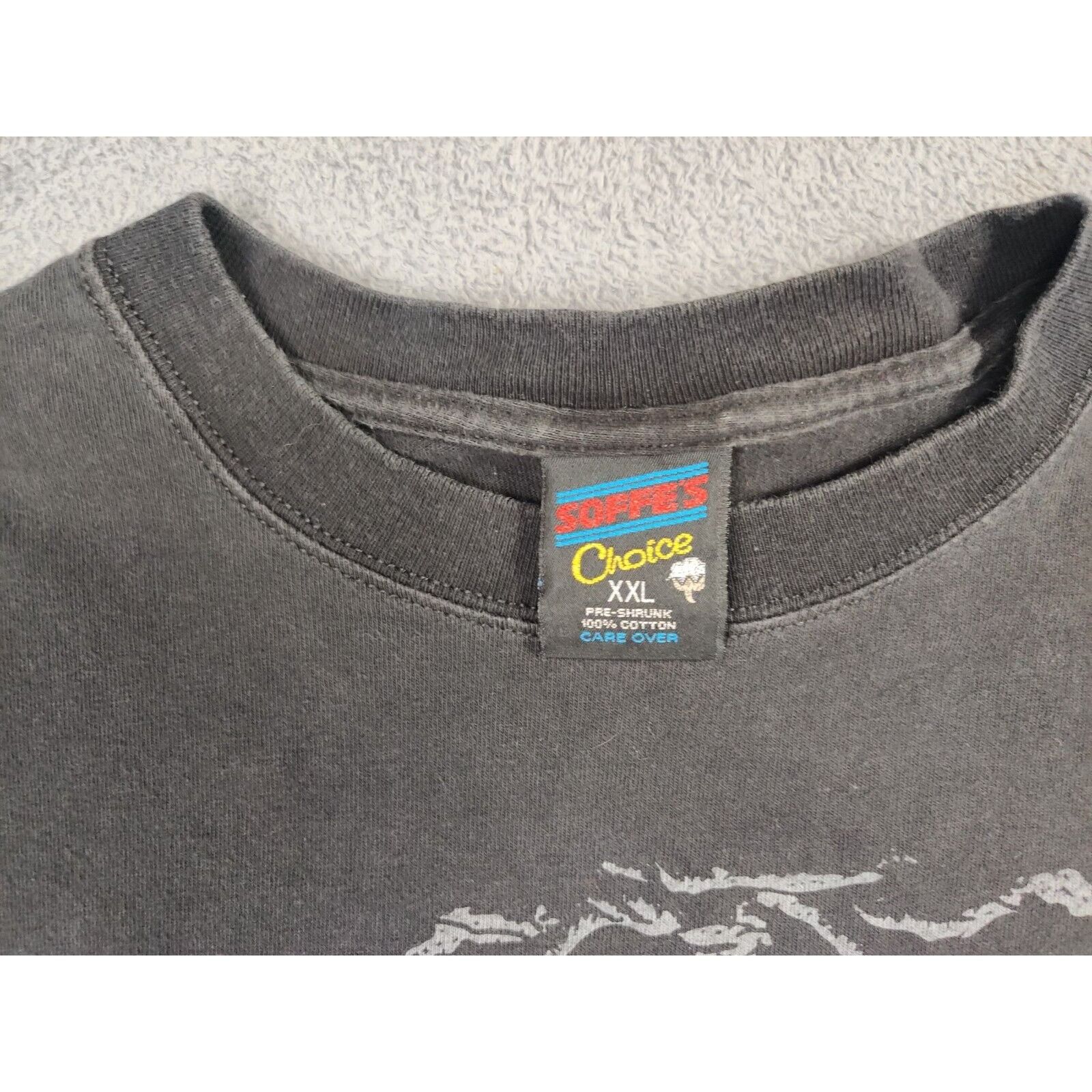 Soffe VINTAGE Train Shirt Adult Mens 2XL XXL Black Short Sleeve Size US XXL / EU 58 / 5 - 3 Thumbnail
