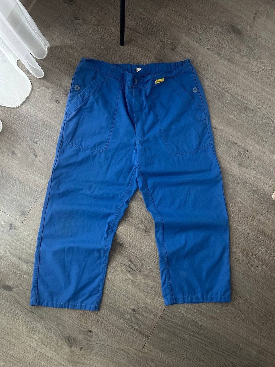 Japanese Brand × Vintage Vintage Japanese Workwear Blue Universals Surplus Army Pants Size US 34 / EU 50 - 2 Thumbnail