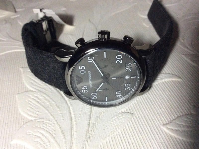 Emporio Armani Emporio Armani men's black watch Size ONE SIZE - 2 Thumbnail