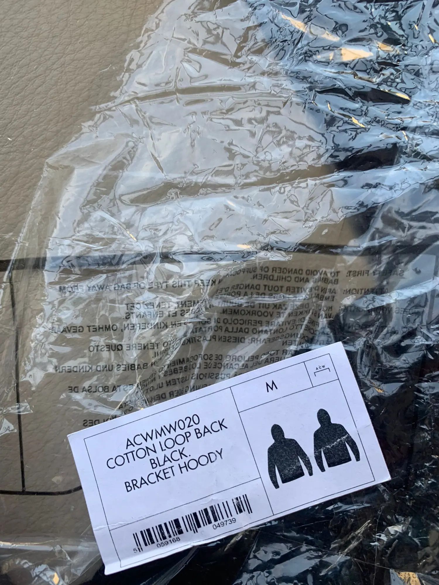 A-COLD-WALL* Cotton Loop Hoodie in Black Size US M / EU 48-50 / 2 - 9 Thumbnail