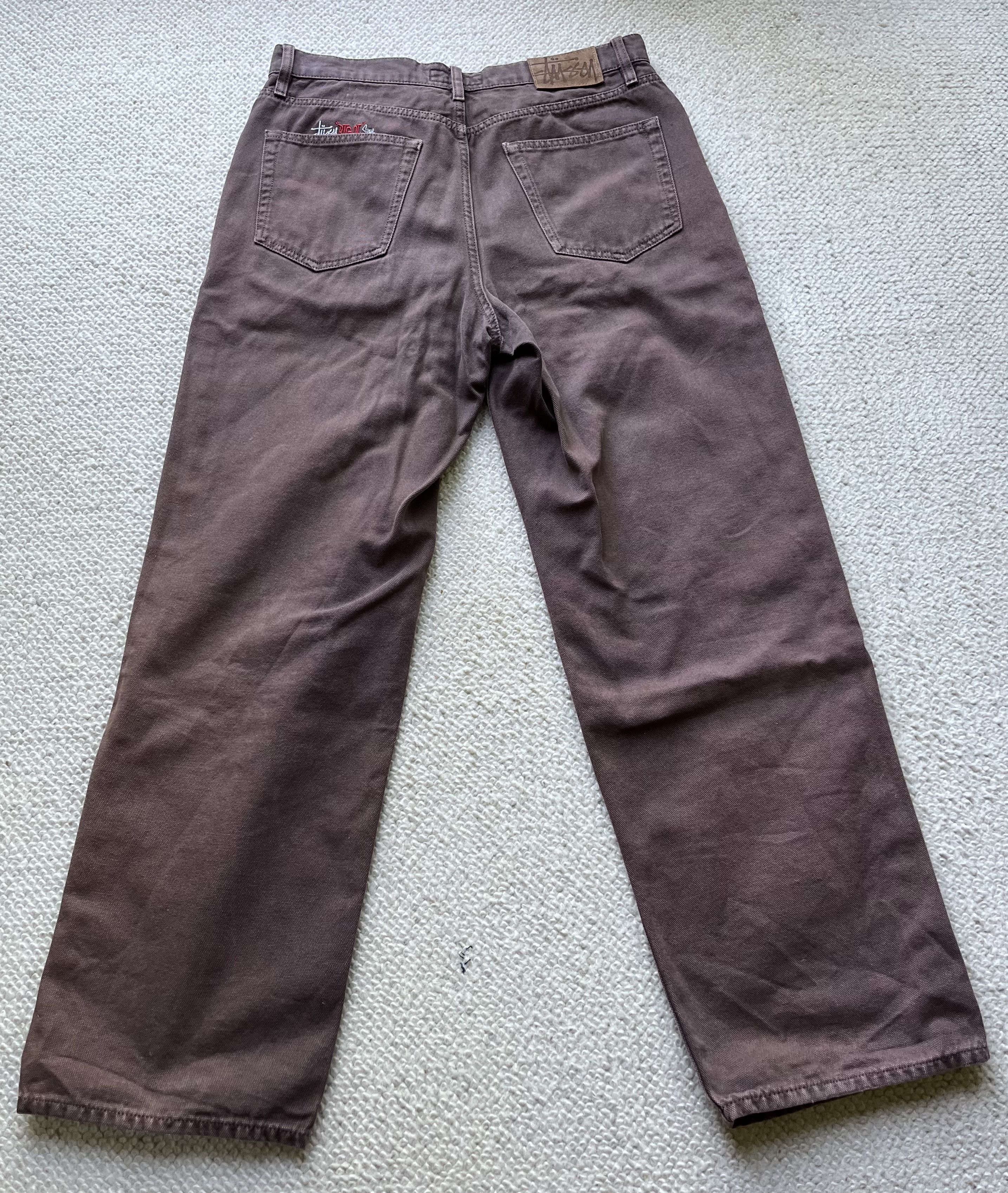 Stussy Stussy - Big Ol Jeans - Brown Denim Size US 30 / EU 46 - 3 Thumbnail