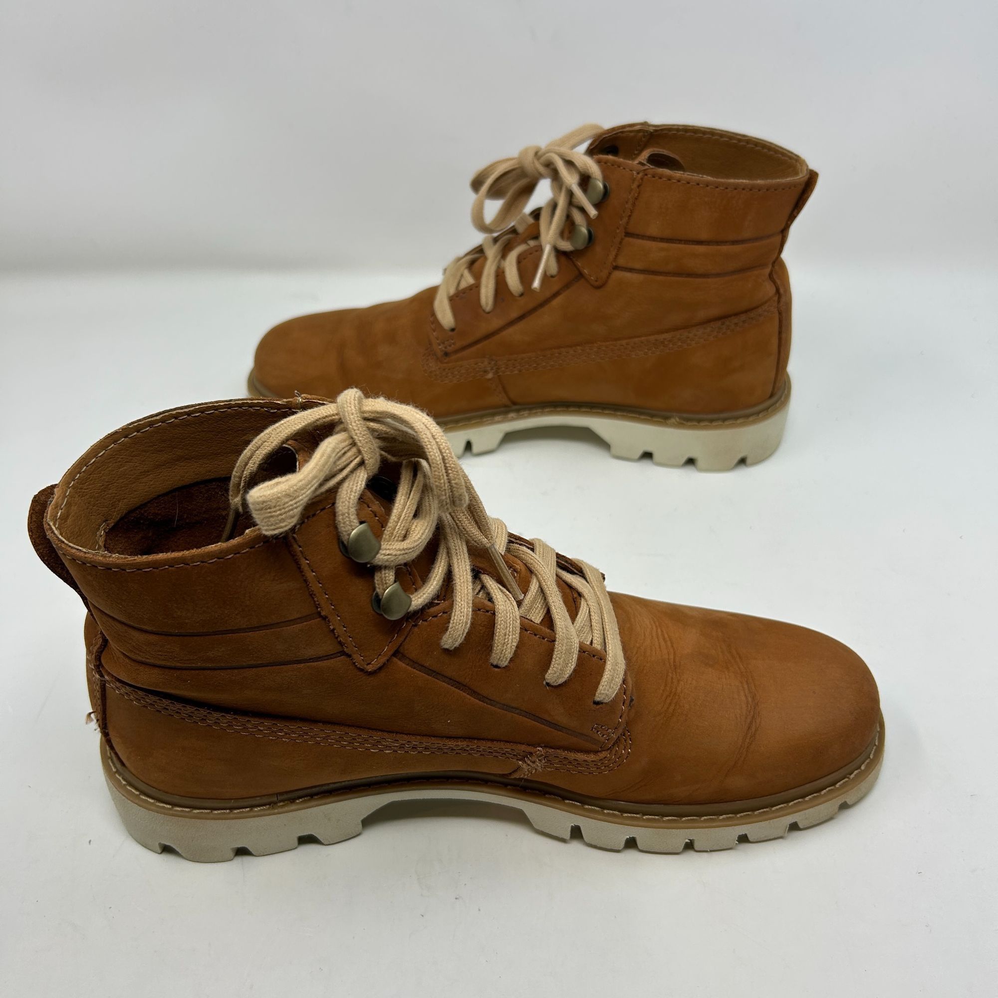 Caterpillar Caterpillar CAT Leather Work Boots Men’s 7.5 Brown Tan Flex Size US 7.5 / EU 40-41 - 7 Thumbnail