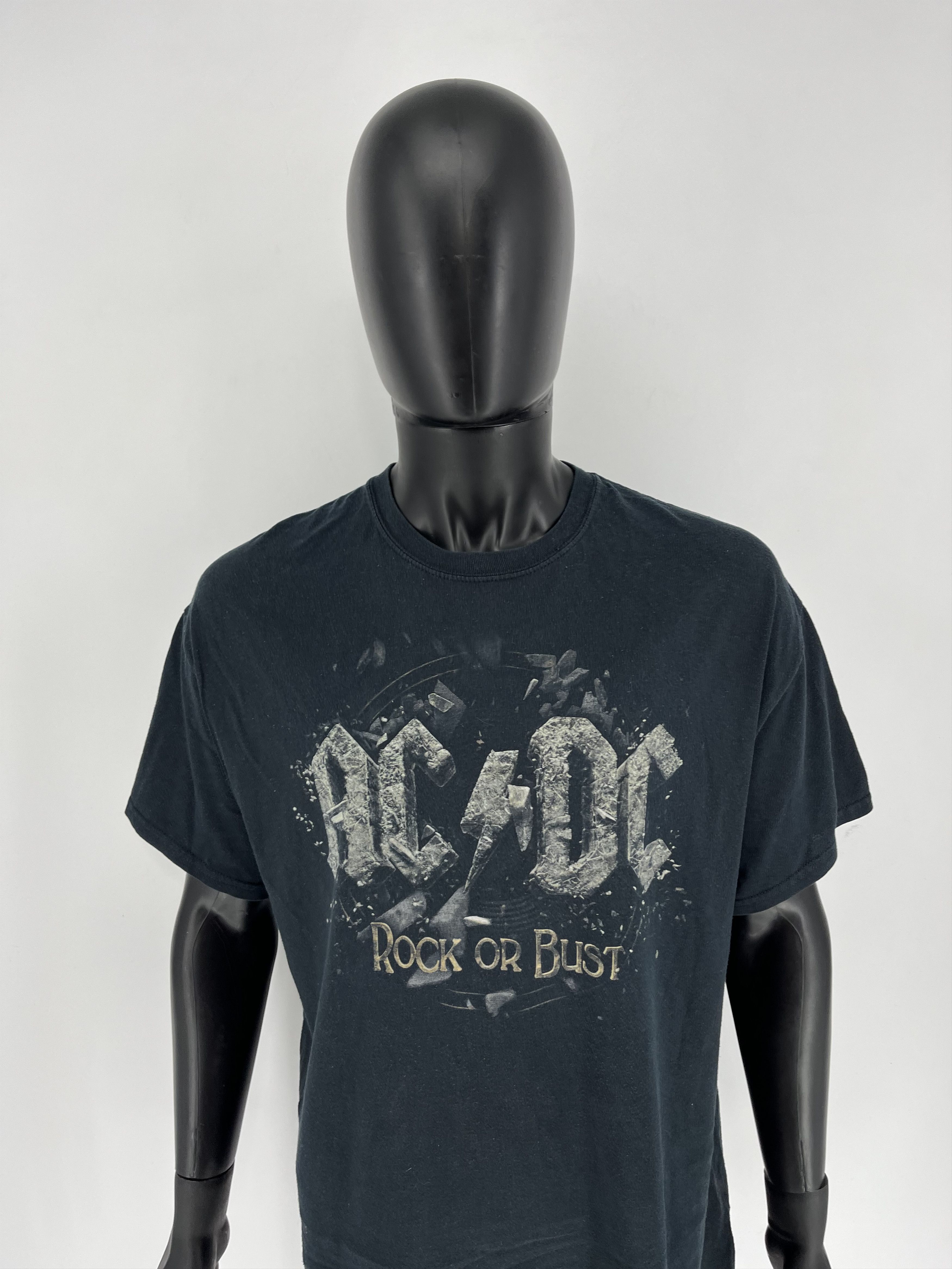AC/DC × Band Tees Vintage ACDC Rock OF Bust T-Shirt Like Metallica Slayer Size US XL / EU 56 / 4 - 5 Thumbnail