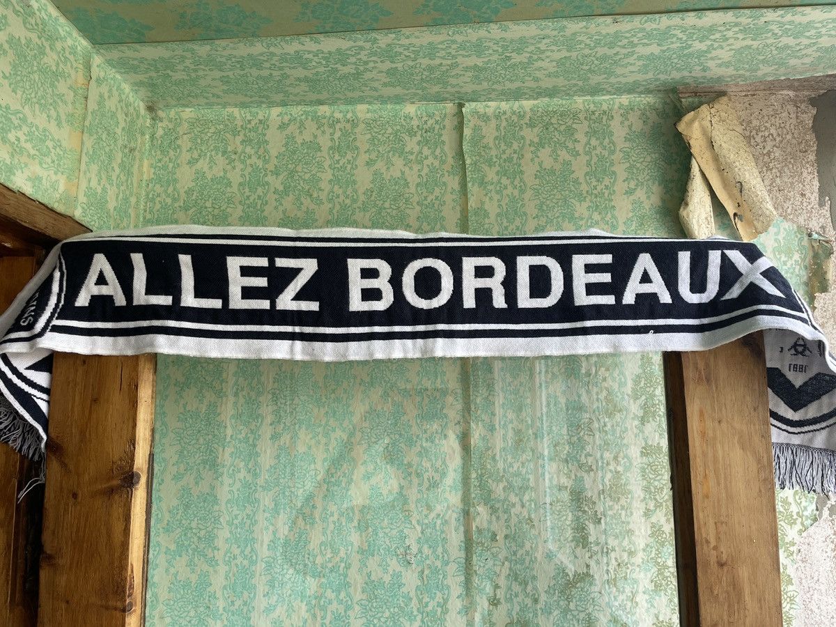 Vintage Vintage Girondins de Bordeaux FC Football Soccer Scarf Allez Size ONE SIZE - 6 Thumbnail