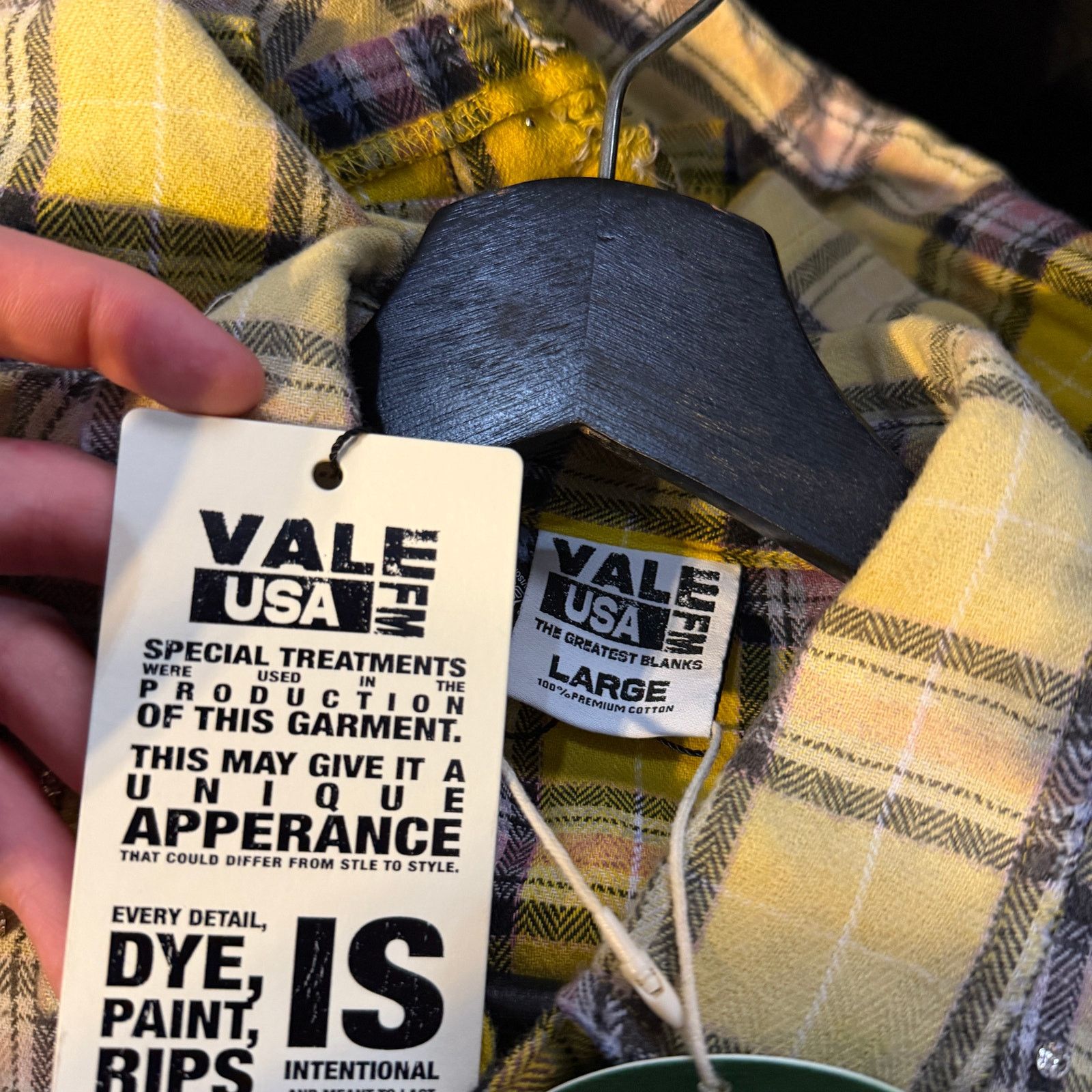 Vale Vale Forever Lemonhead Rhinestone Flannel Size US L / EU 52-54 / 3 - 3 Thumbnail