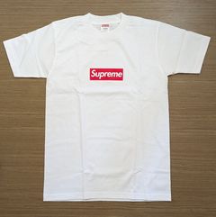 SUPREME BOX LOGO T-SHIRT - WHITE/RED