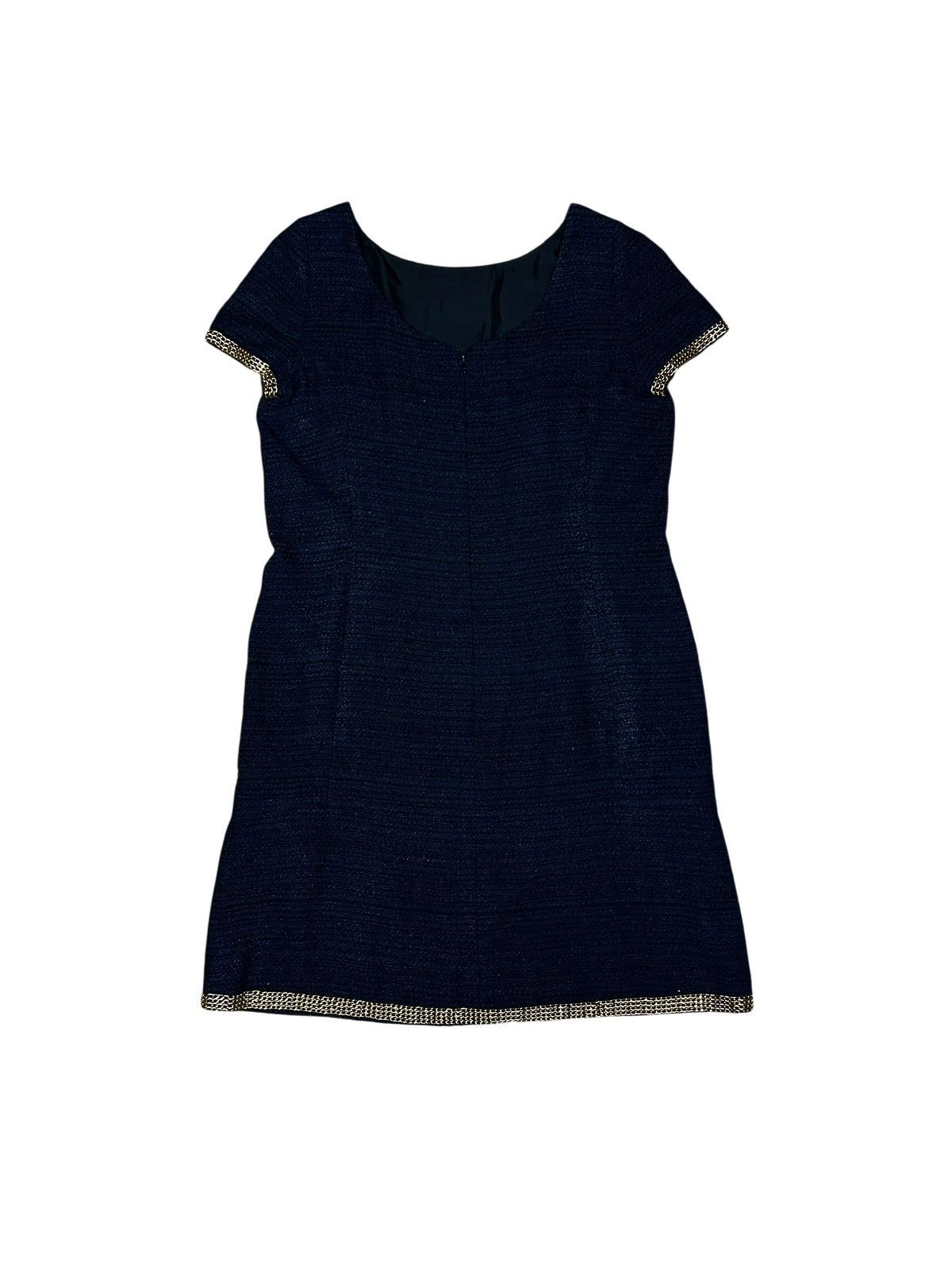Chanel S/S 08 Runway Silk Tweed Chain Dress Size M / US 6-8 / IT 42-44 - 10 Thumbnail