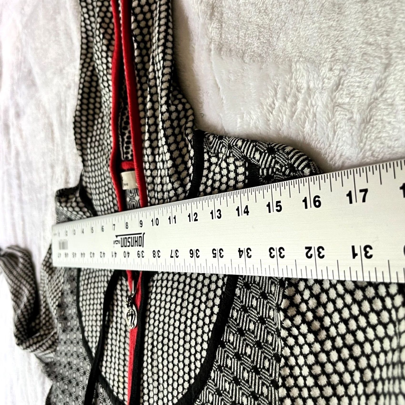 Vintage Neve Women XS Black/White Nordic Full-Zip Hooded Sweater Long Sleeve Cotton Knit Size XS / US 0-2 / IT 36-38 - 5 Thumbnail