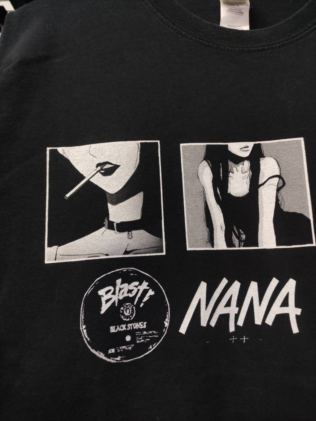 Anime Nana Anime Black Stone Blast! Debut Single Promo L/S T-Shirt Size US XL / EU 56 / 4 - 3 Thumbnail