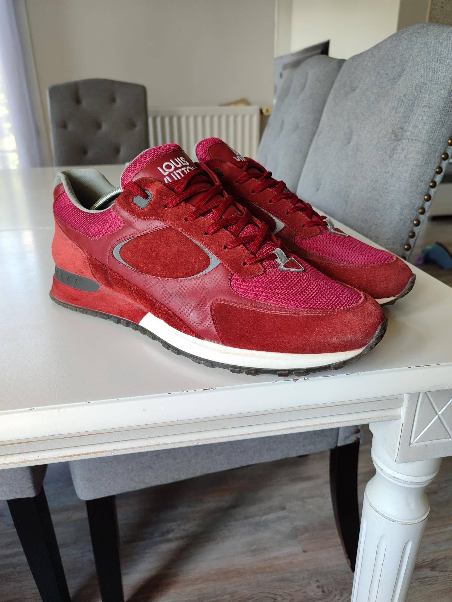 Louis Vuitton BASKETS LOUIS VUTTON RUN AWAY RED Size US 11.5 / EU 44-45 - 8 Thumbnail