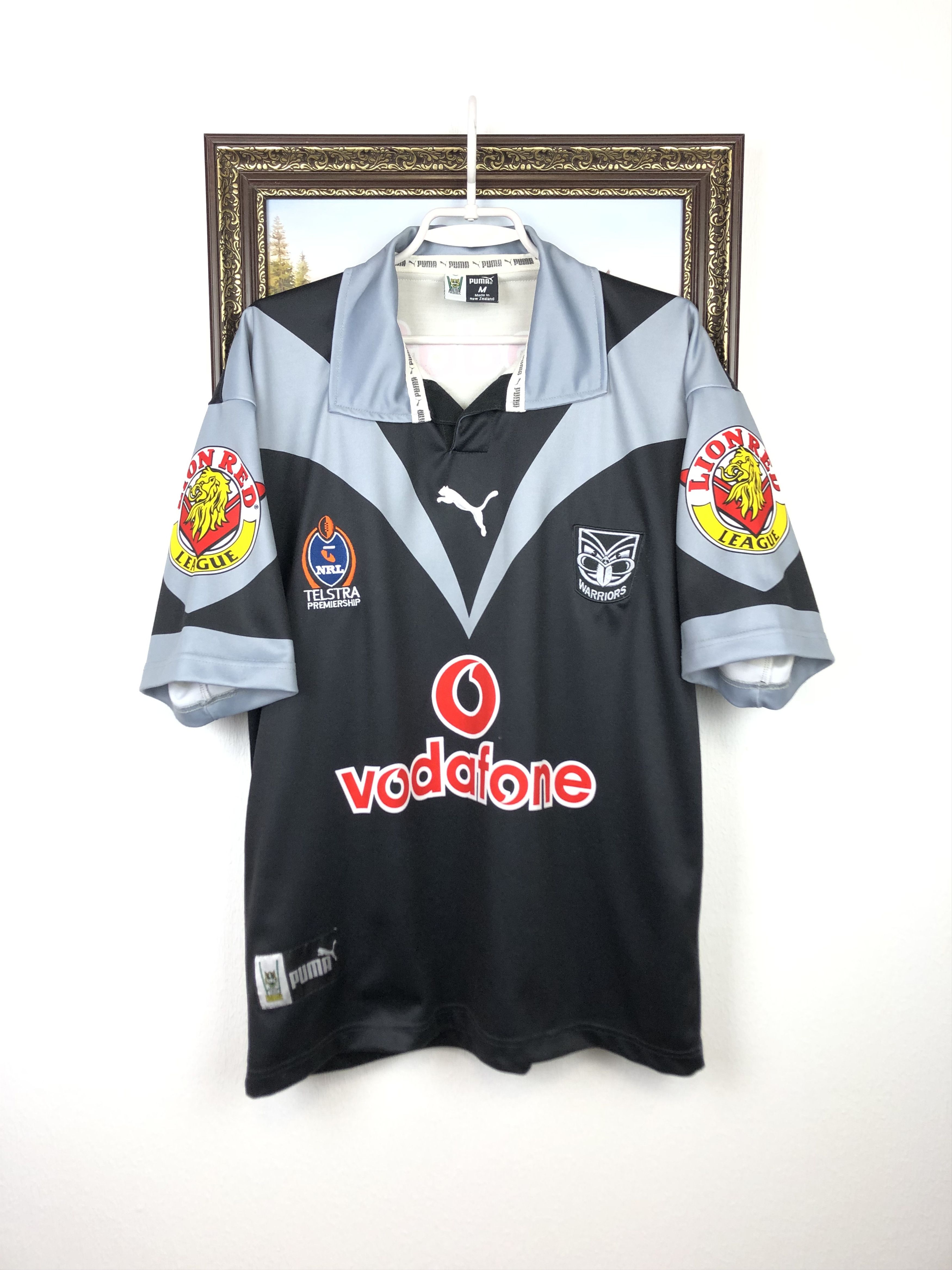 Puma Vintage Puma New Zealand Warriors Rugby Union Jersey Shirt Size US M / EU 48-50 / 2 - 1 Thumbnail