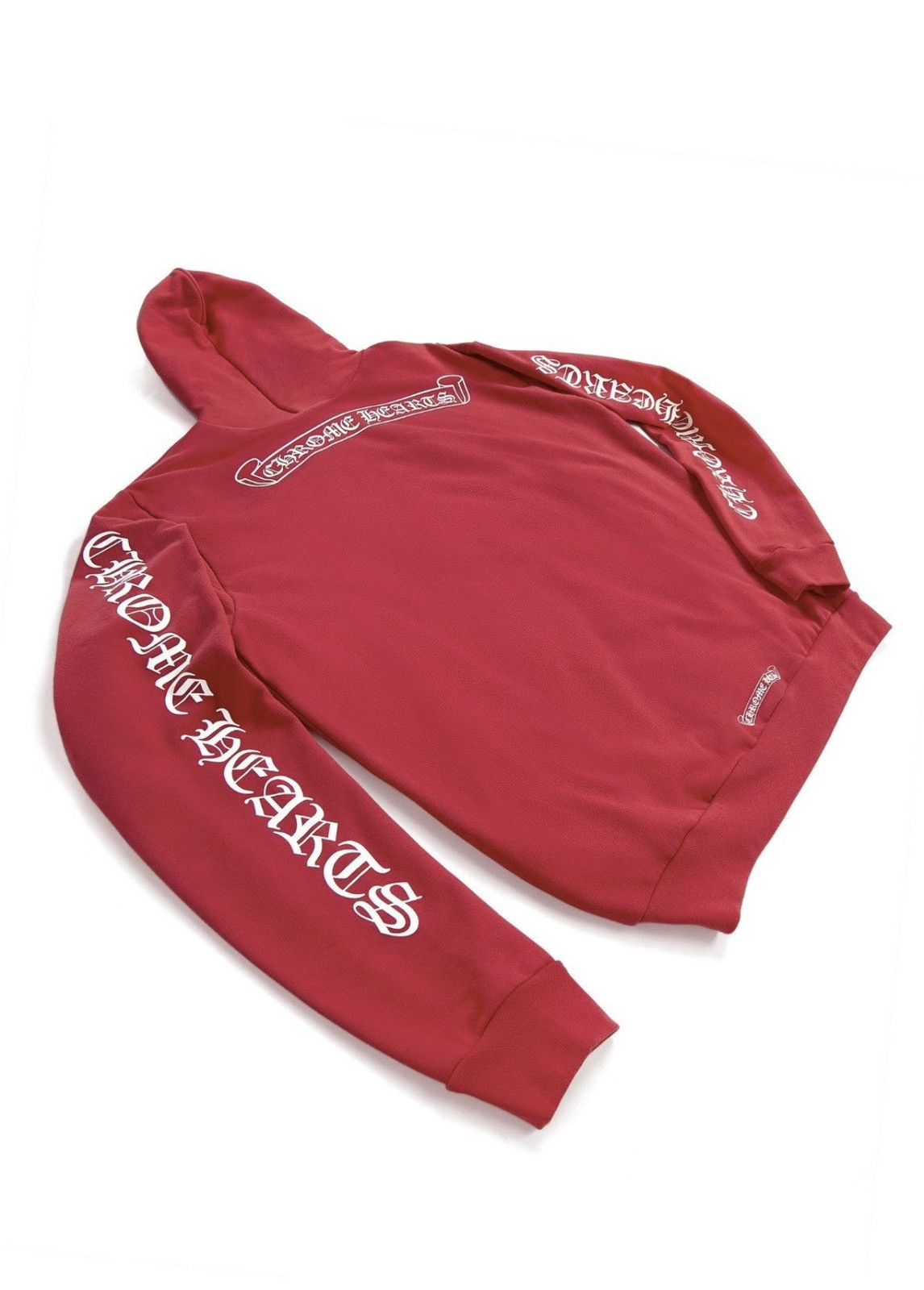 Chrome Hearts Chrome Hearts Red Scroll Logo Hoodie Size US L / EU 52-54 / 3 - 4 Thumbnail