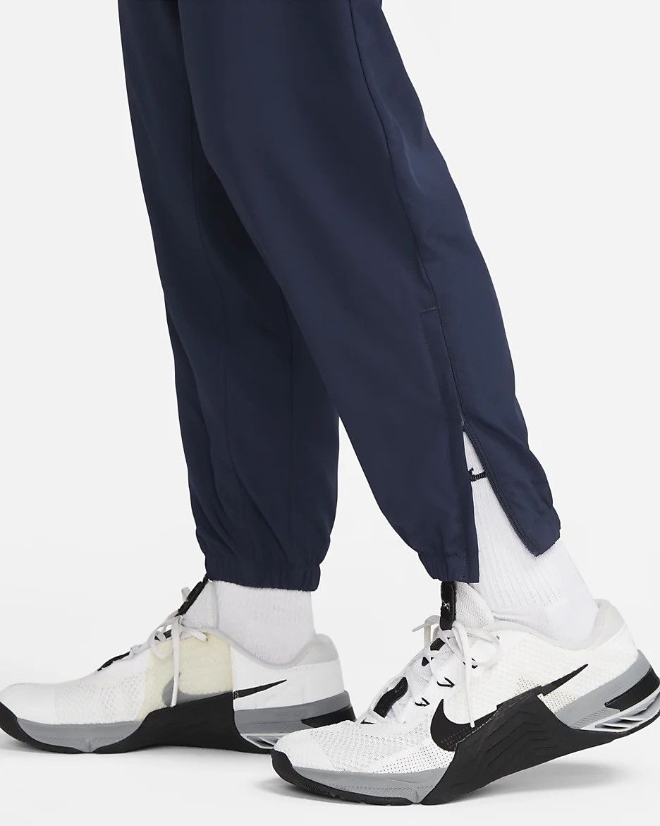 Nike Nike Form Dri-FIT Tapered Versatile Blue Pants Size US 30 / EU 46 - 4 Thumbnail