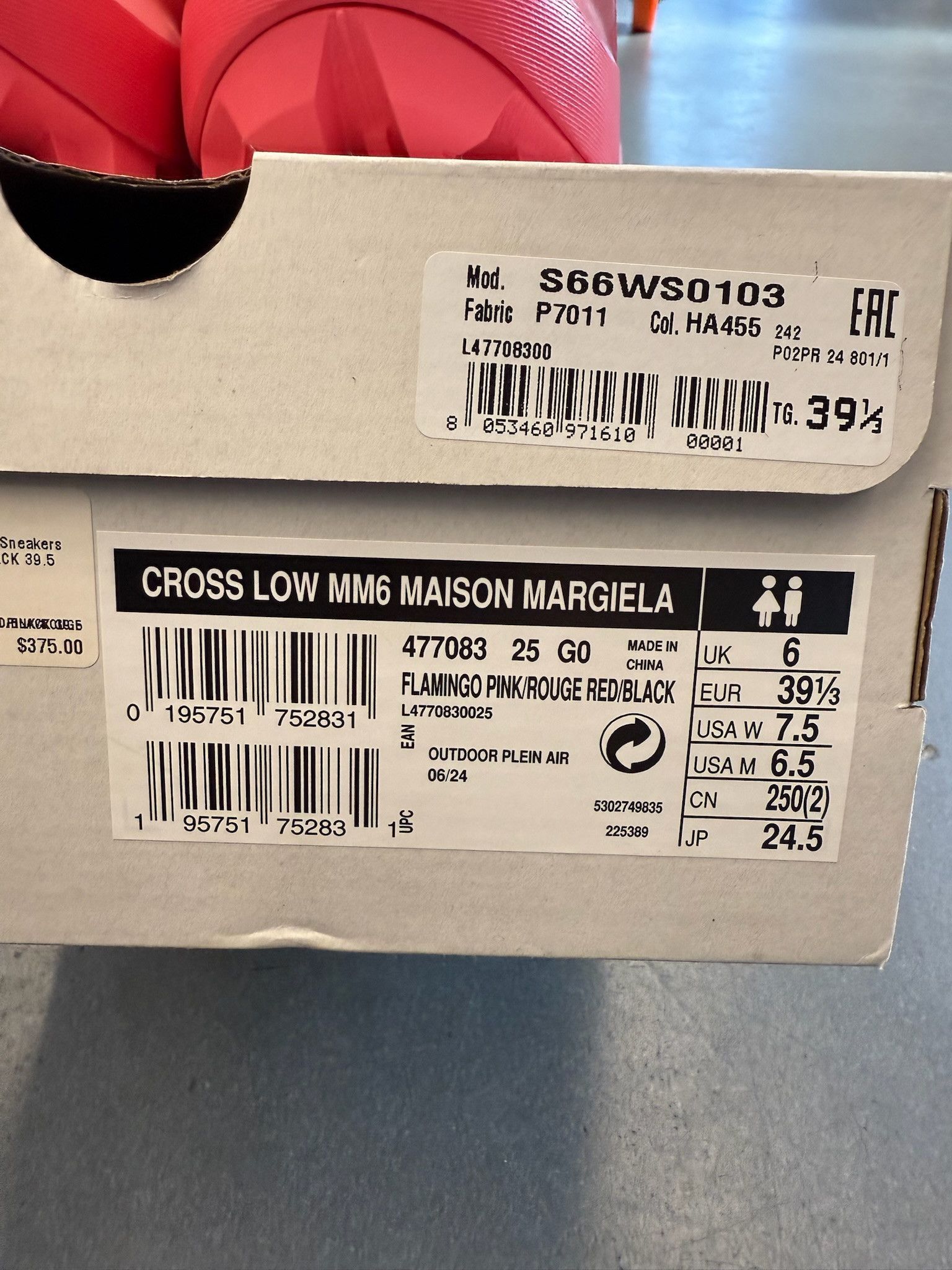 Maison Margiela × Salomon 2024 Salomon Cross Low MM6 Maison Margiela Flamingo Pink Size US 7.5 / IT 37.5 - 11 Thumbnail