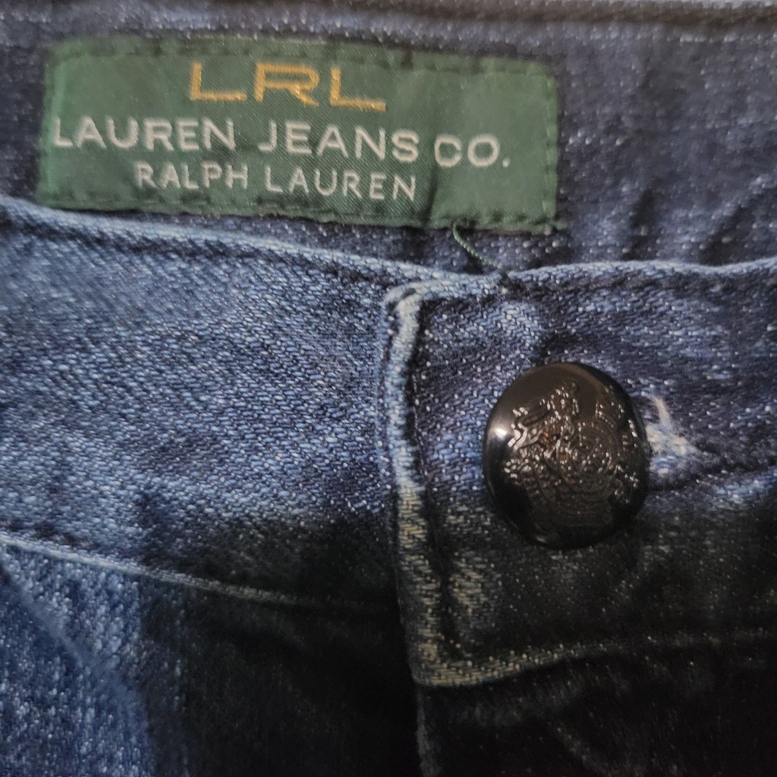 Lauren Ralph Lauren Lauren Ralph Lauren Blue Classic Straight Embezzled •12 Size 34" / US 12 / IT 48 - 2 Thumbnail