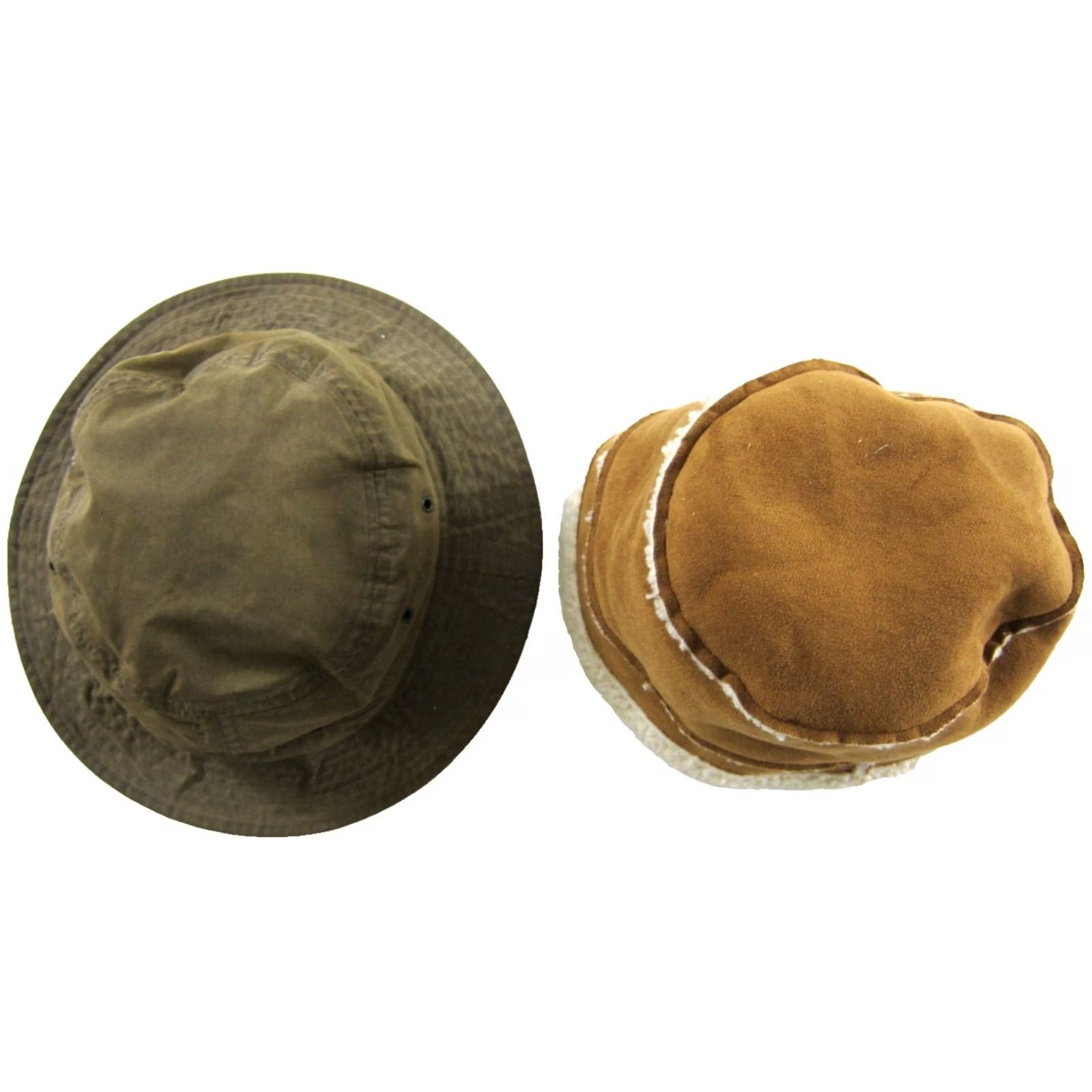 Gap Gap Brown Cotton Waxed Bucket Hat S/M Women Size ONE SIZE - 3 Thumbnail