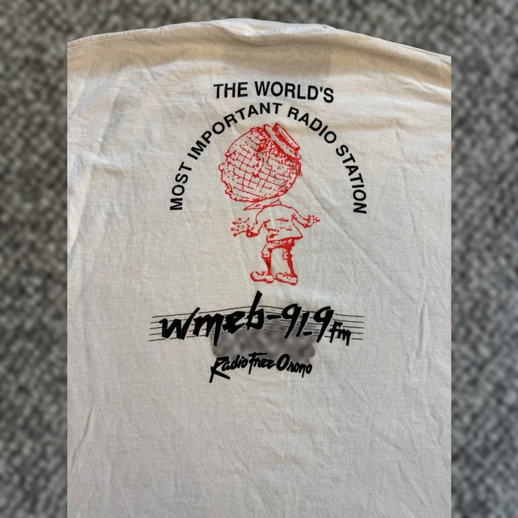 Fruit Of The Loom Vintage 80s WMEB 91.9 FM The Worlds Most Important Radio Station Shirt L Maine Size US L / EU 52-54 / 3 - 1 Thumbnail
