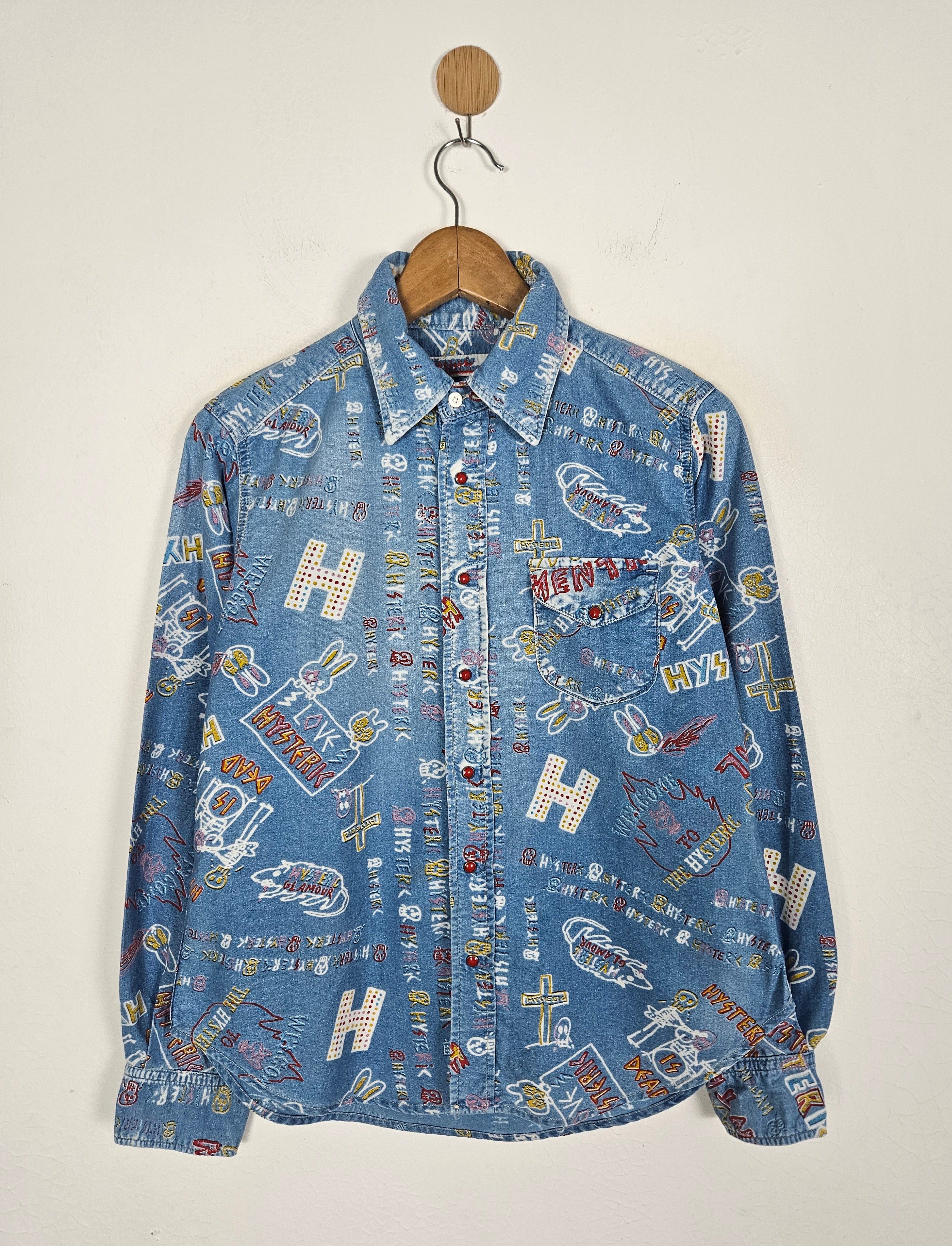 Hysteric Glamour Hysteric Glamour Denim jeans Western Pearl snap shirt Size US S / EU 44-46 / 1 - 1 Thumbnail