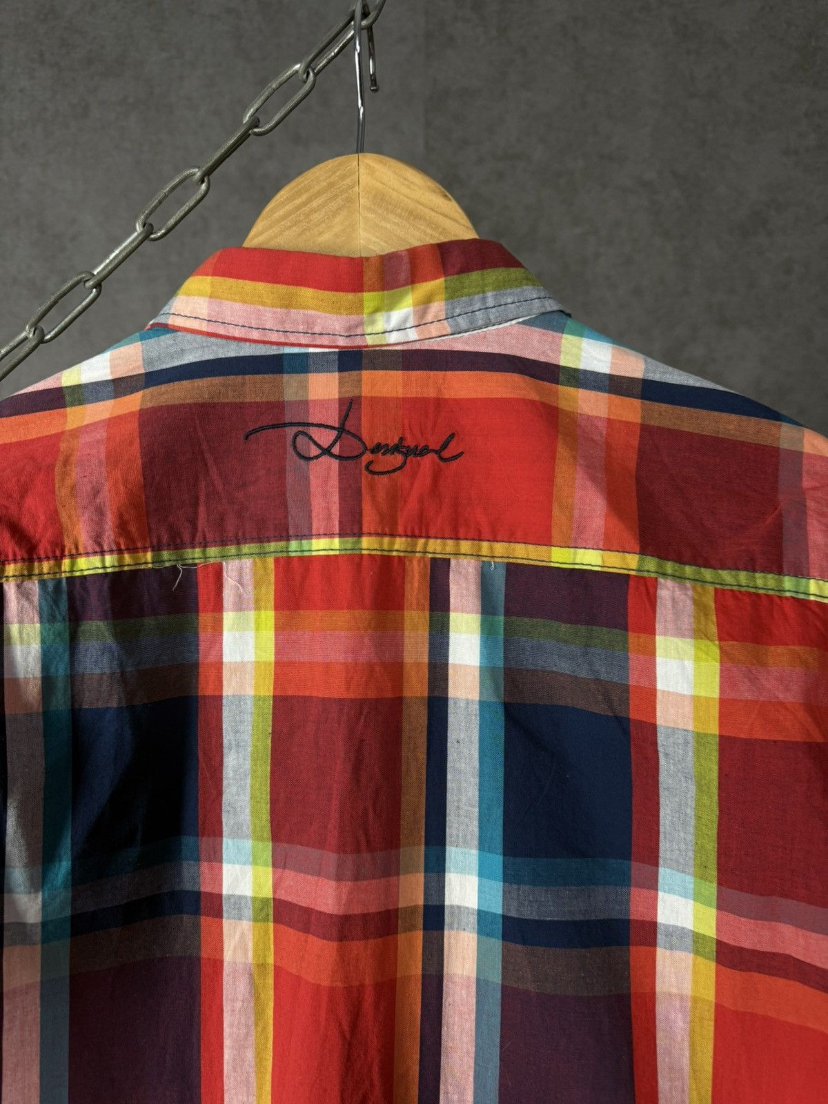 Desigual Desigual designer art checkered shirt Size US L / EU 52-54 / 3 - 6 Thumbnail