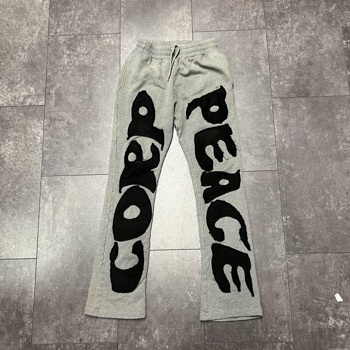 Vale Vale Forever Peace Corp Sweatpants Grey Size US 28 / EU 44 - 1 Thumbnail