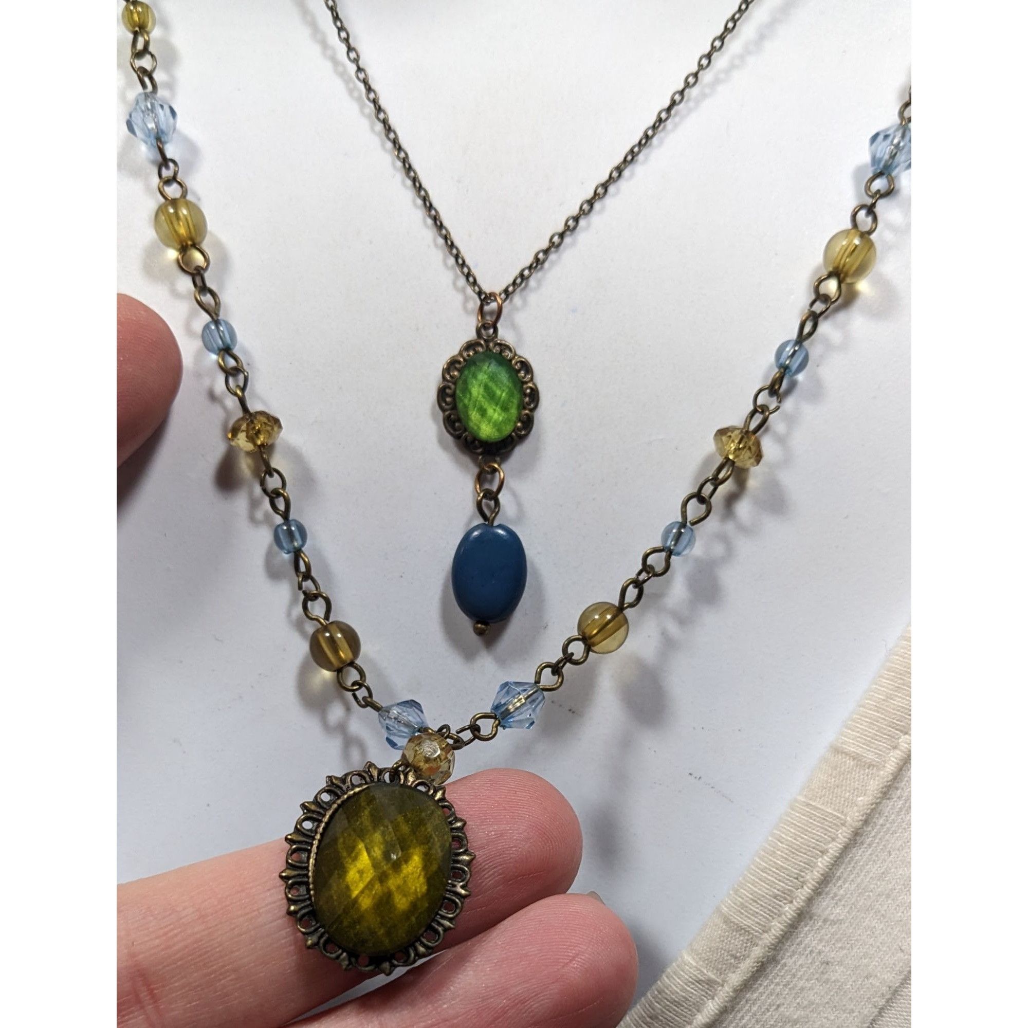 Other Vintage Victorian Style Layered Beaded Necklace Size ONE SIZE - 6 Thumbnail