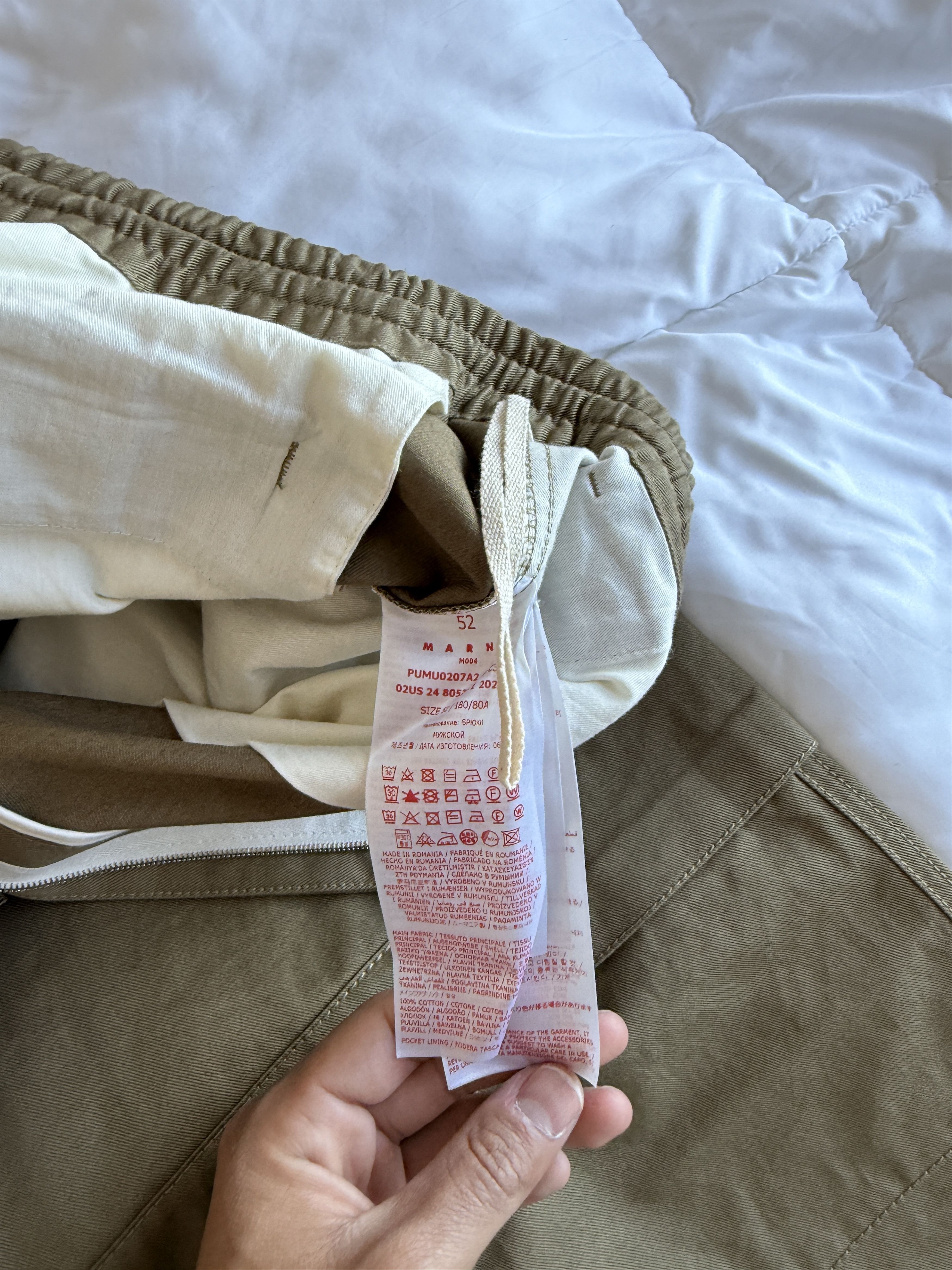 Marni Marni Gabardine Cargo Pants Size US 36 / EU 52 - 11 Thumbnail