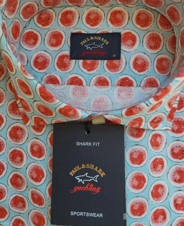 Paul & Shark RRP320€ PAUL&SHARK sz L Shirts Long Sleeves Geometric New Size US L / EU 52-54 / 3 - 2 Thumbnail