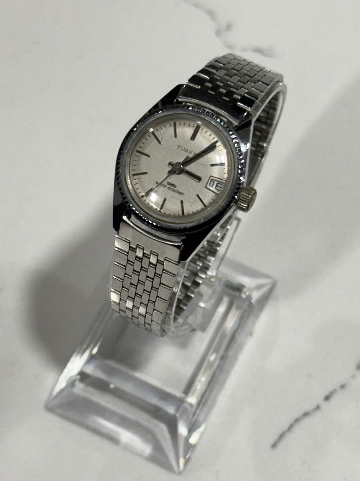 Timex Manual wind Timex w/ fluted bezel & stainless steel bracelet Size ONE SIZE - 2 Thumbnail