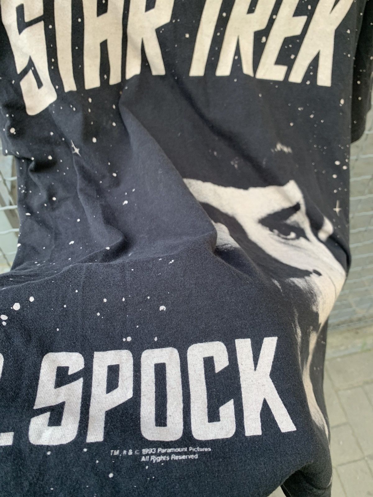 Vintage Vintage 1993 Star Trek Paramount Pictures Over Print Shirt Size US XL / EU 56 / 4 - 3 Thumbnail