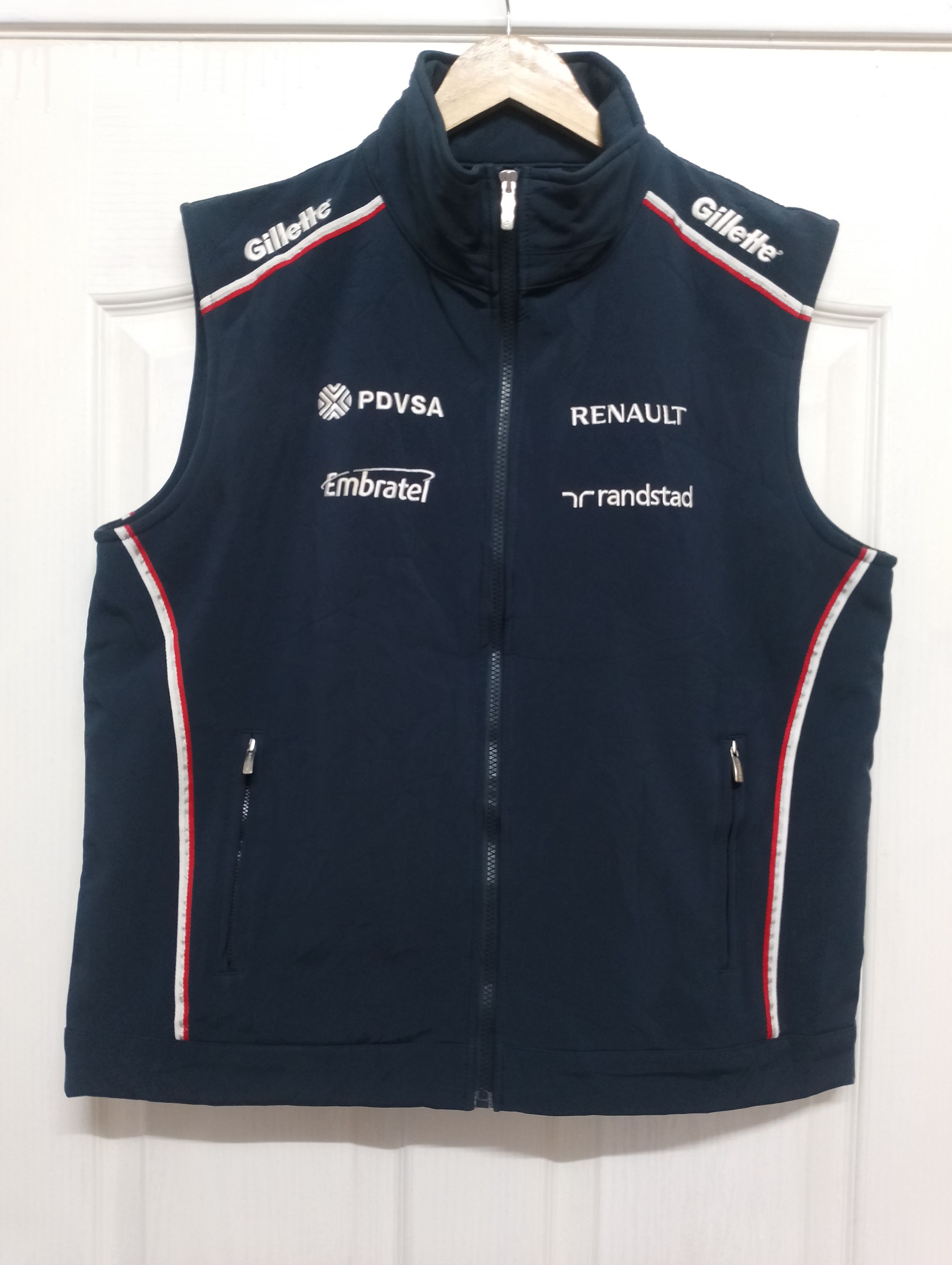 WILLIAMS F1 TEAM MCGREGOR FORMULA 1 VEST L SIZE
