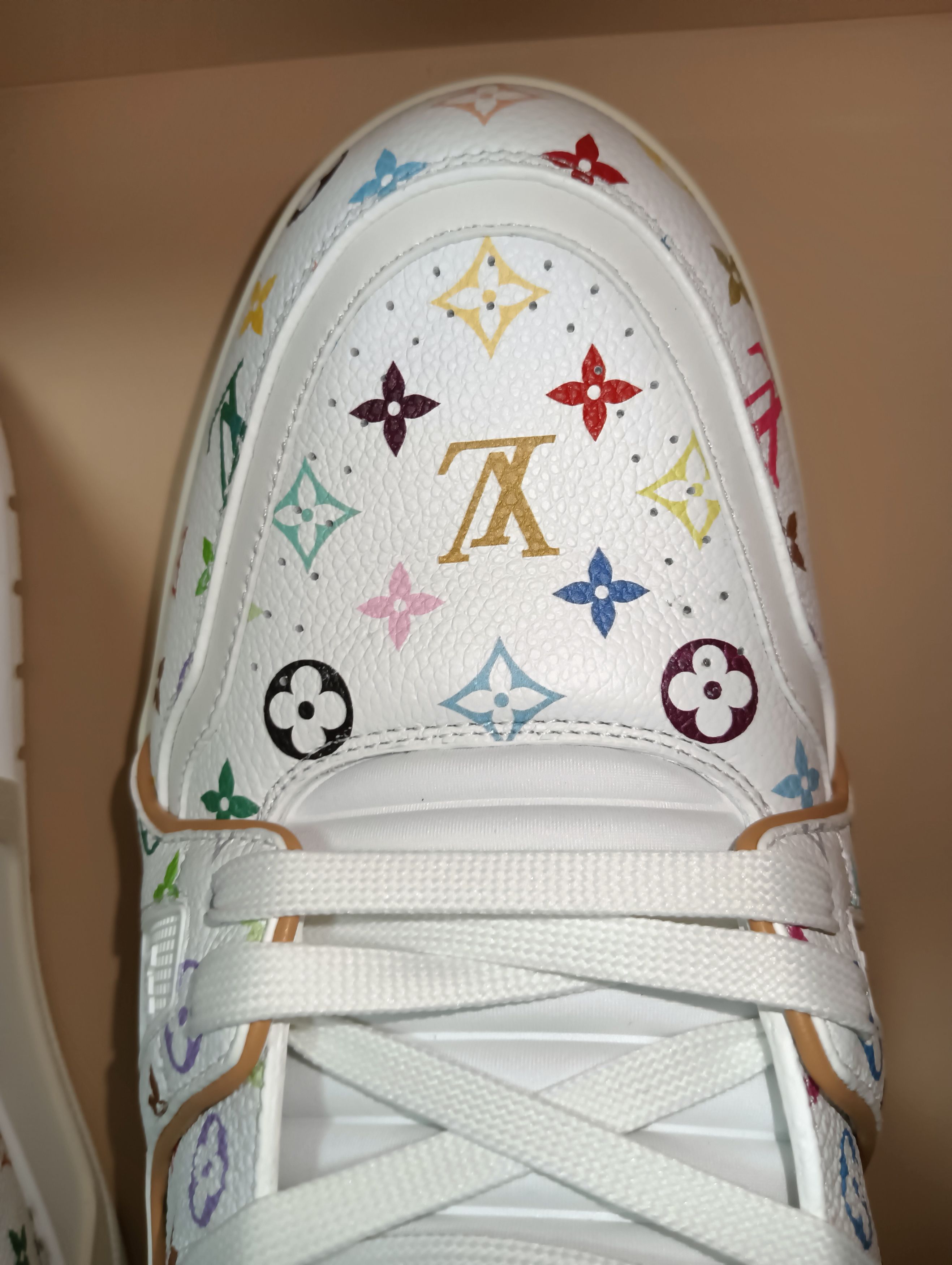 Louis Vuitton × Takashi Murakami Takashi Murakami Line Sneakers Size US 11.5 / EU 44-45 - 6 Thumbnail
