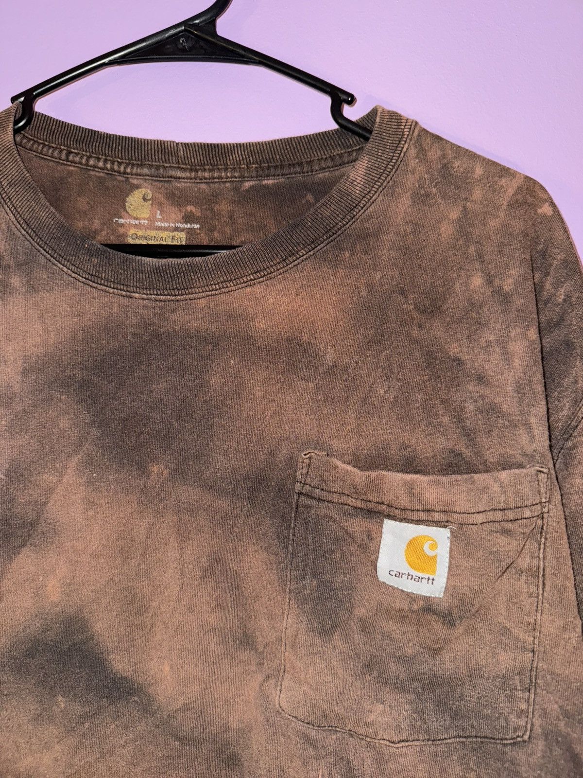 Carhartt Custom Bleached Carhartt t-shirt Size US L / EU 52-54 / 3 - 4 Thumbnail