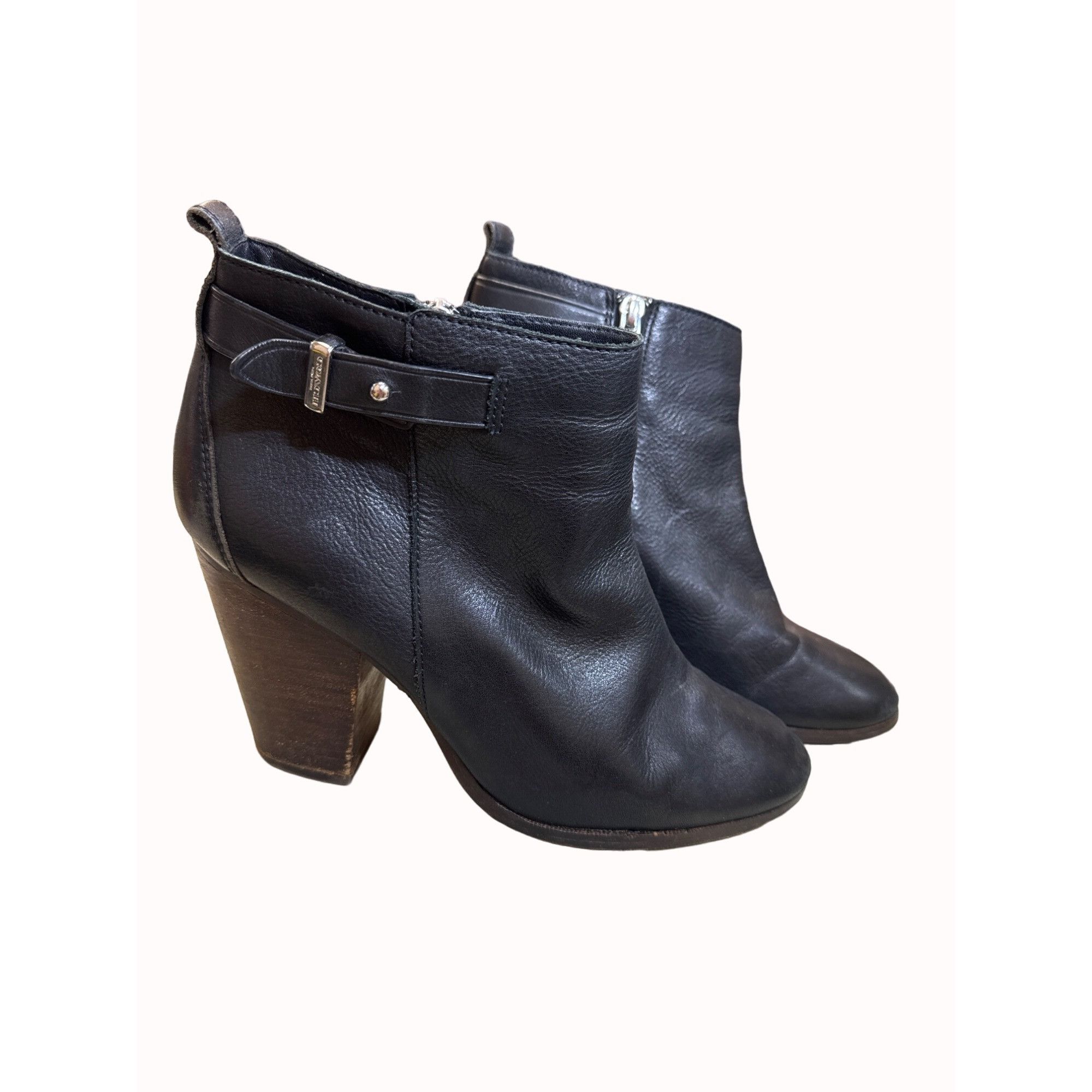 Coach Coach New York women’s black leather heeled ankle boots shoe Size US 9.5 / IT 39.5 - 5 Thumbnail
