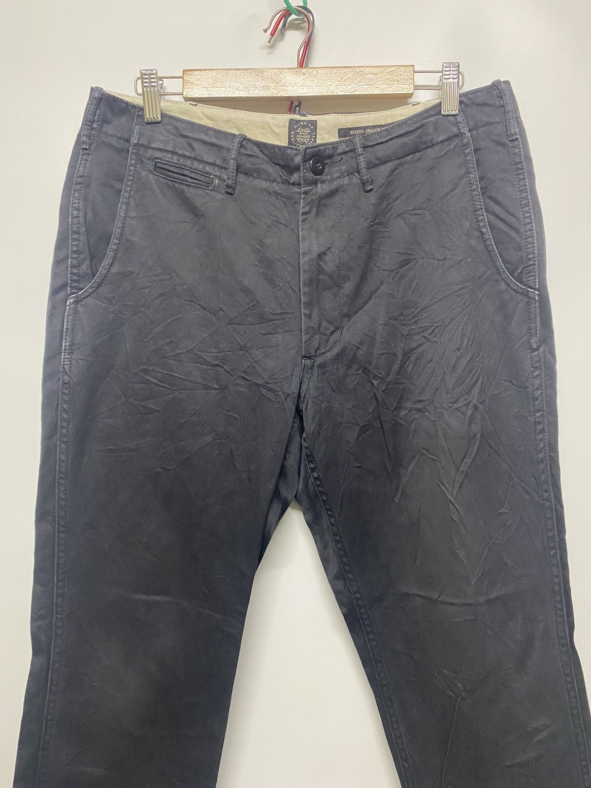 Japanese Brand Back Number Flying Dragon Chino Pant Toyobo Japan Size US 34 / EU 50 - 3 Thumbnail