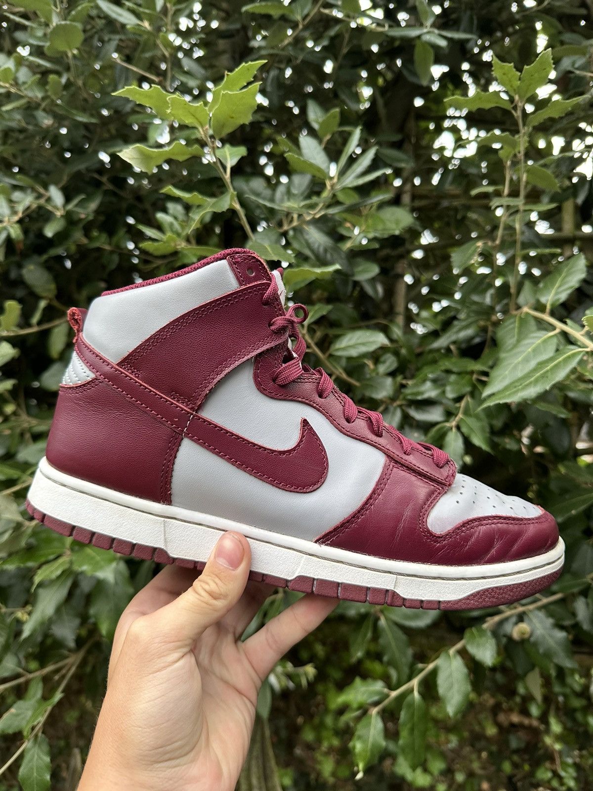 Nike Nike dunk high retro, Beetroot Size US 9.5 / EU 42-43 - 3 Thumbnail