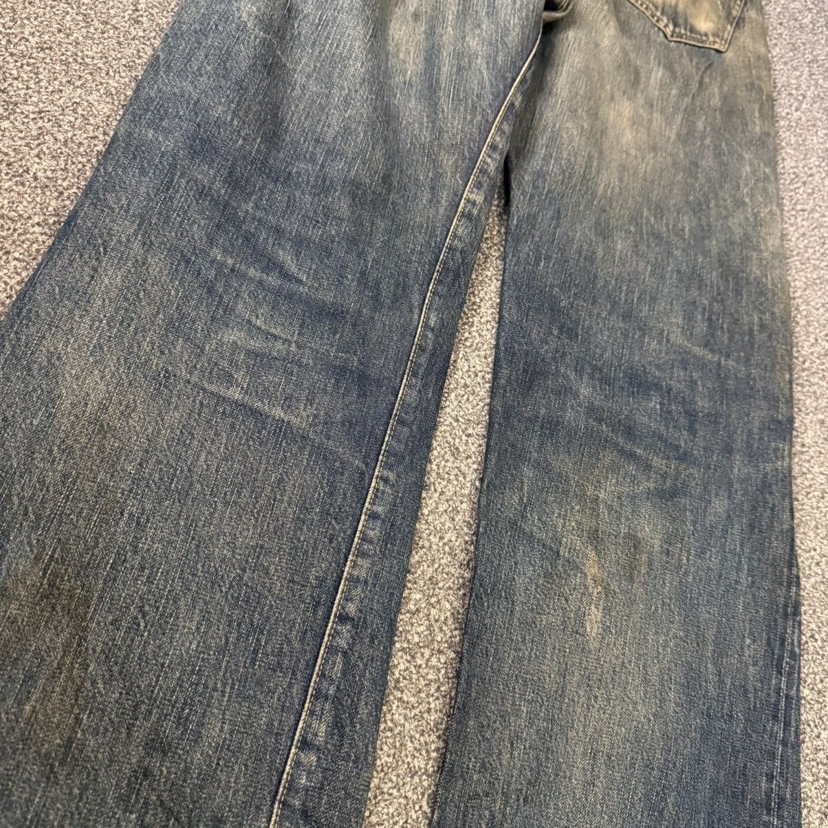45rpm Vintage Rare Selvedge 45Rpm Indigo Dirty Wash Denim Size US 34 / EU 50 - 7 Thumbnail