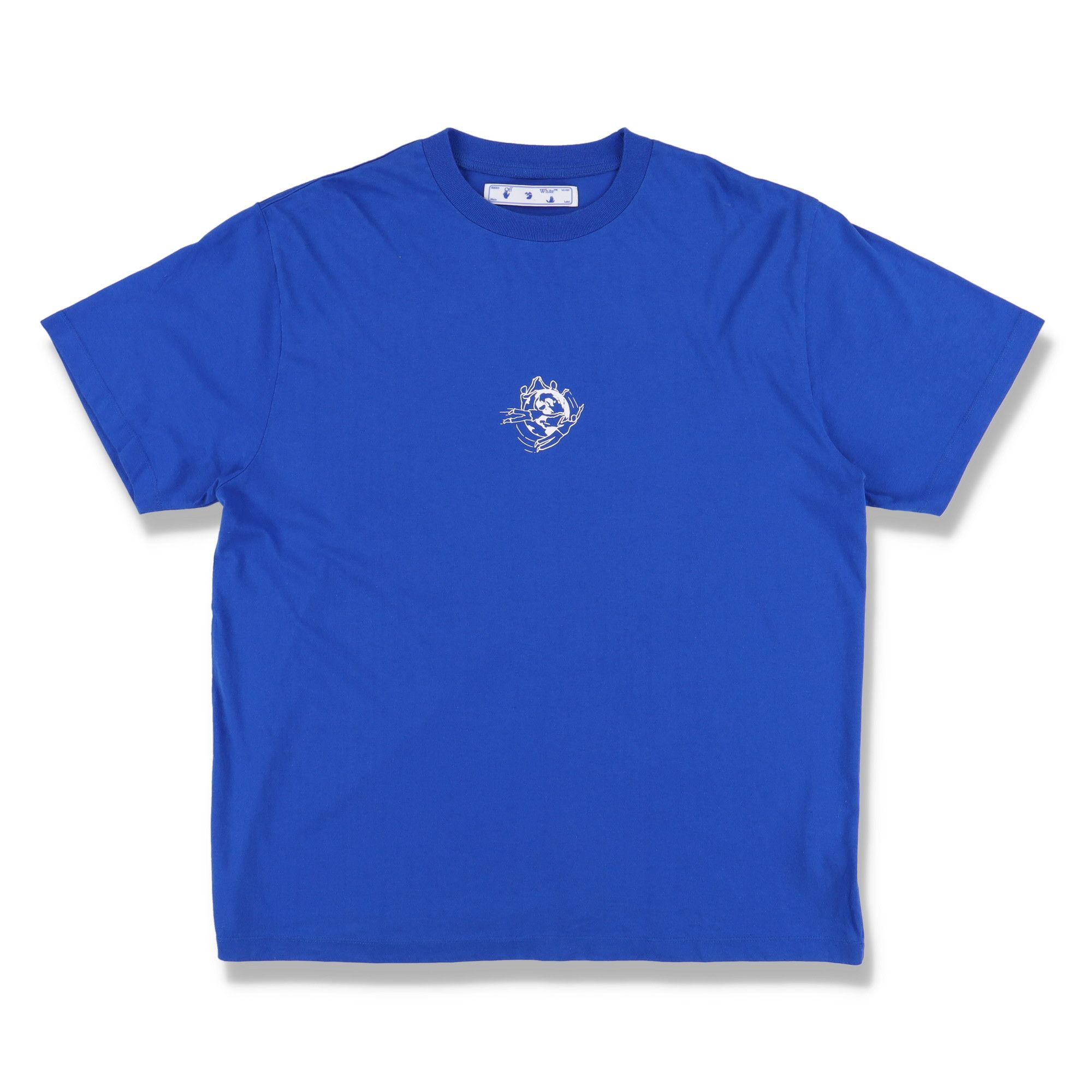 Off-White Blue Half Arrow Embroidered Oversized T-Shirt Size US M / EU 48-50 / 2 - 5 Thumbnail